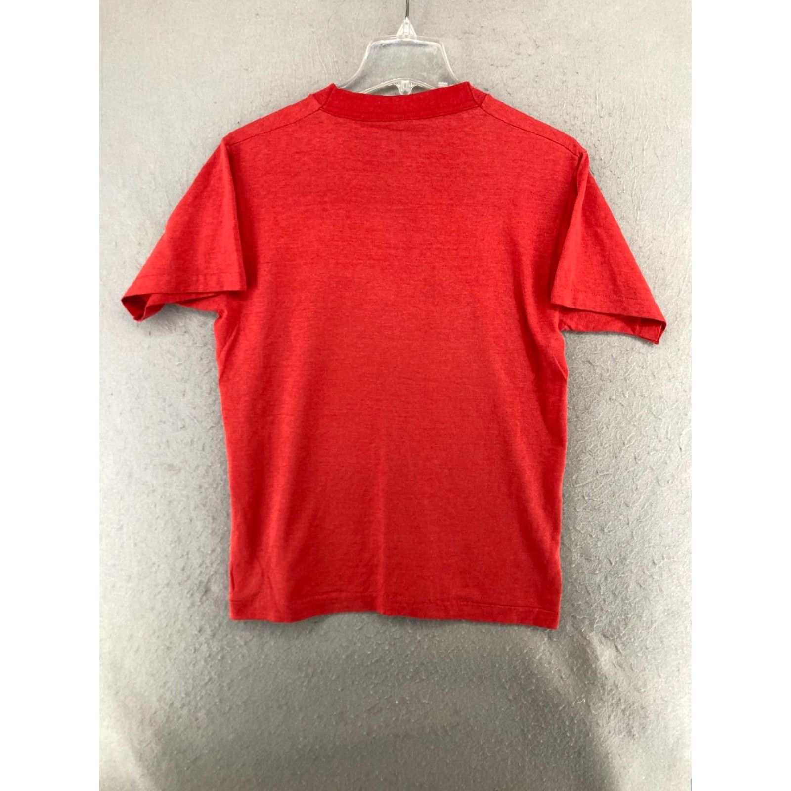 Fruit Of The Loom VINTAGE Fruit of the Loom Just Say No Club Shirt Medium Red 90s Y2K USA Mens Size US M / EU 48-50 / 2 - 7 Thumbnail