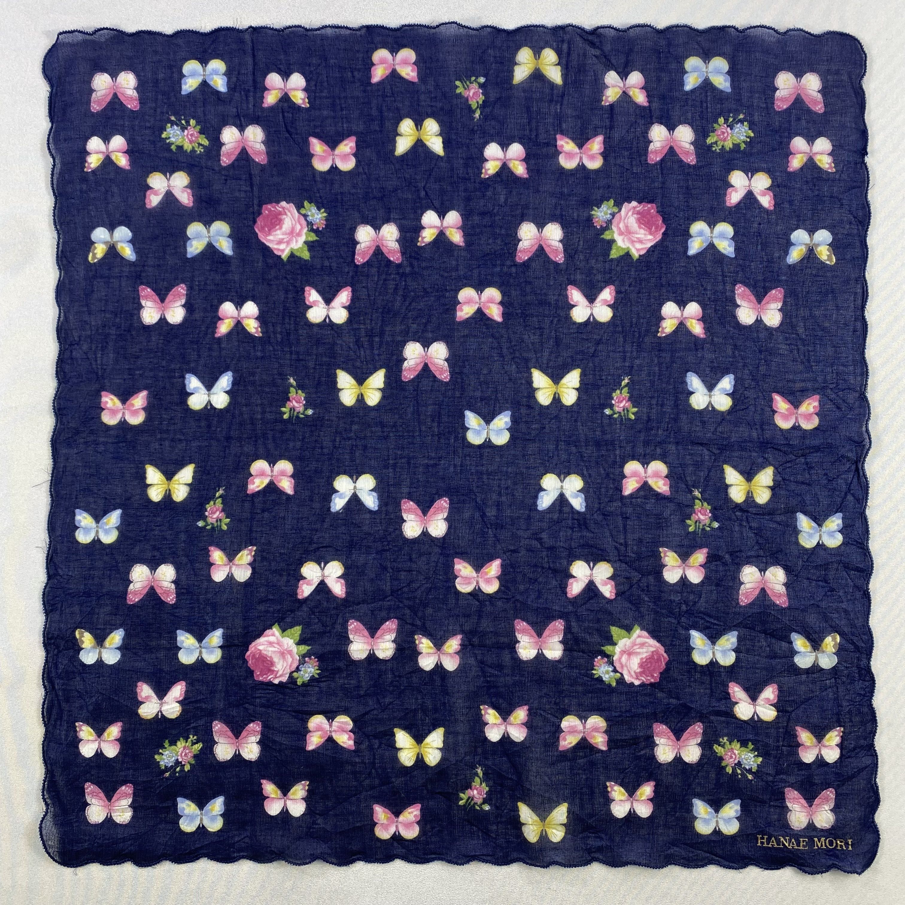 Hanae Mori × Vintage Hanae Mori Bandana/ Handkerchief / Neckerchief Size ONE SIZE - 1 Thumbnail