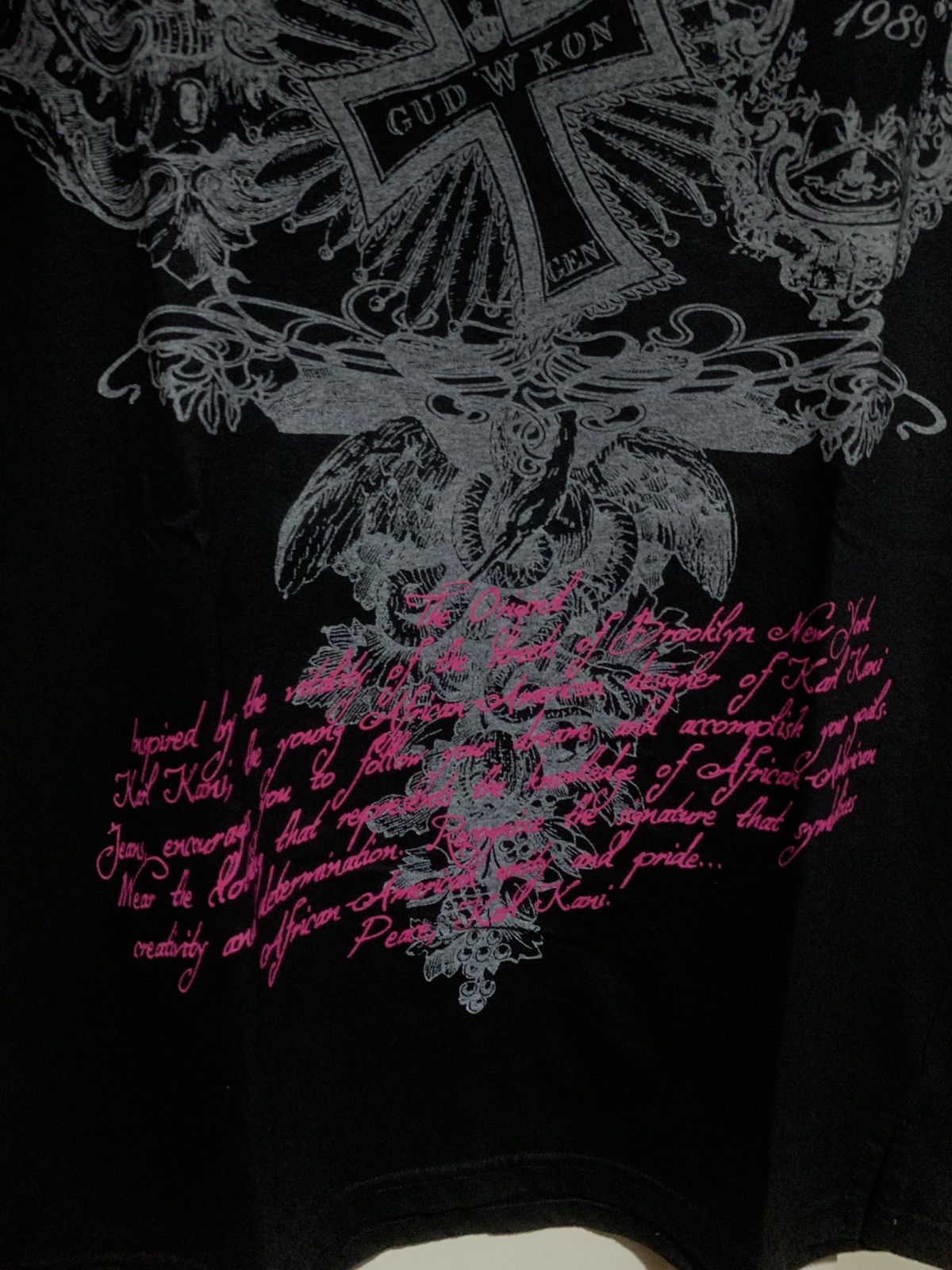 14th Addiction Karl Kani Poem streetwear tee old rap y2k Size US M / EU 48-50 / 2 - 6 Thumbnail
