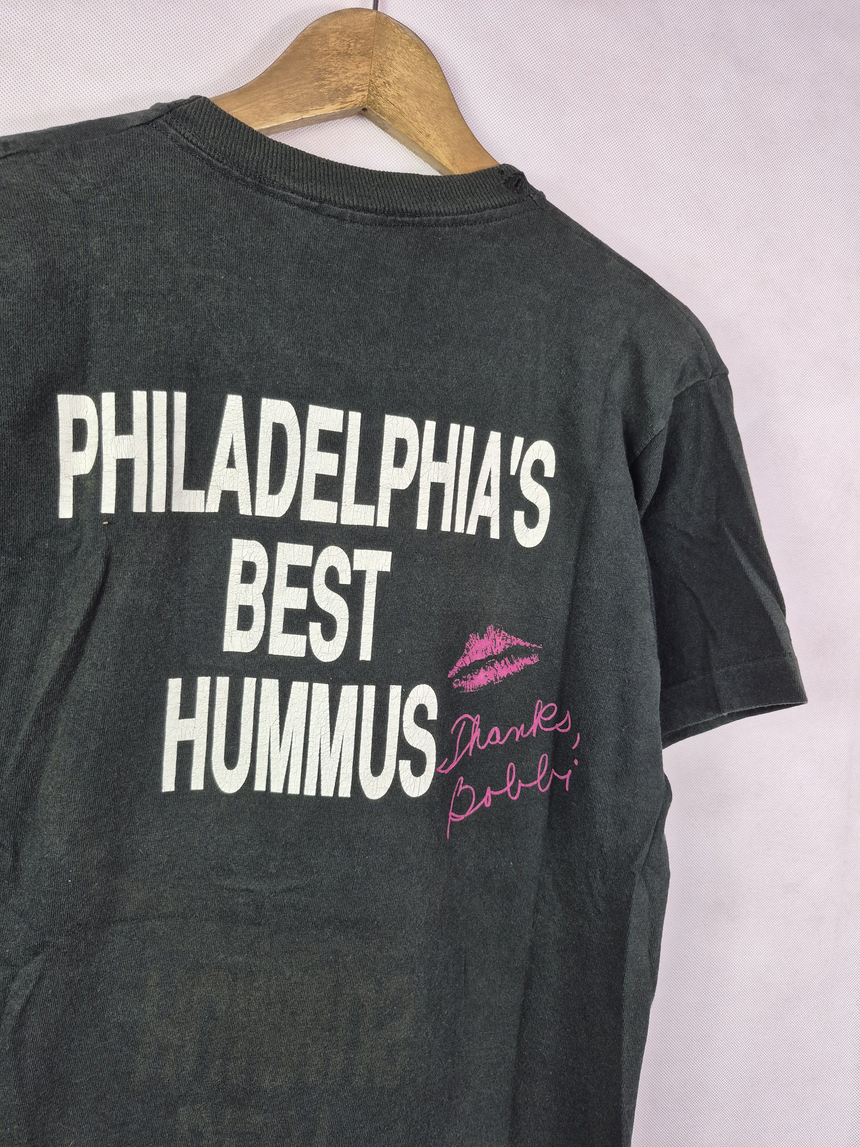 Vintage 🔥 Vintage 90s Philadelphia Best Hummus Tee Size US M / EU 48-50 / 2 - 9 Thumbnail