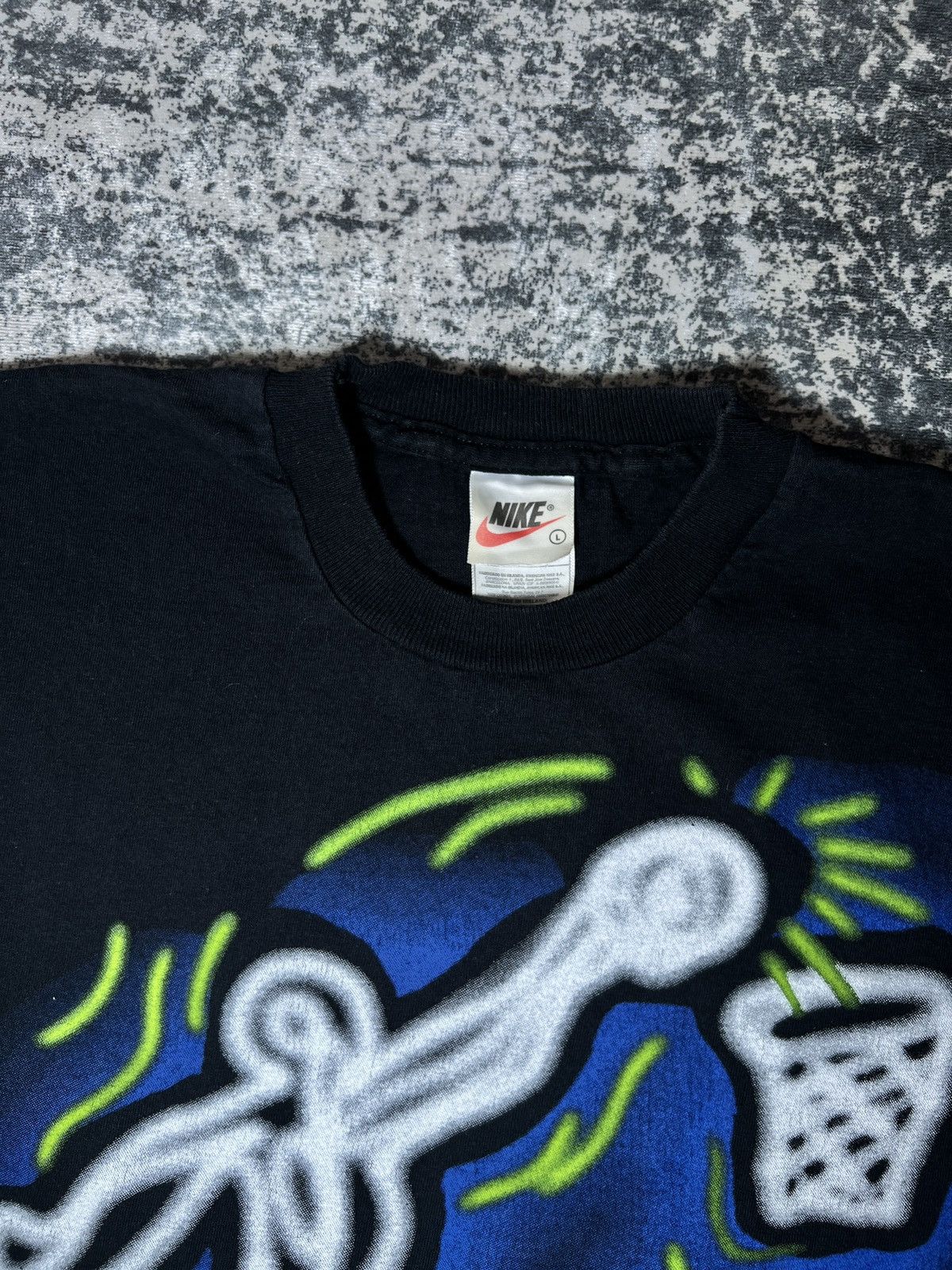 Nice Collective Nike “Just Do It” T-Shirt – Size L – 90s Graffiti Vintage Size US L / EU 52-54 / 3 - 3 Thumbnail