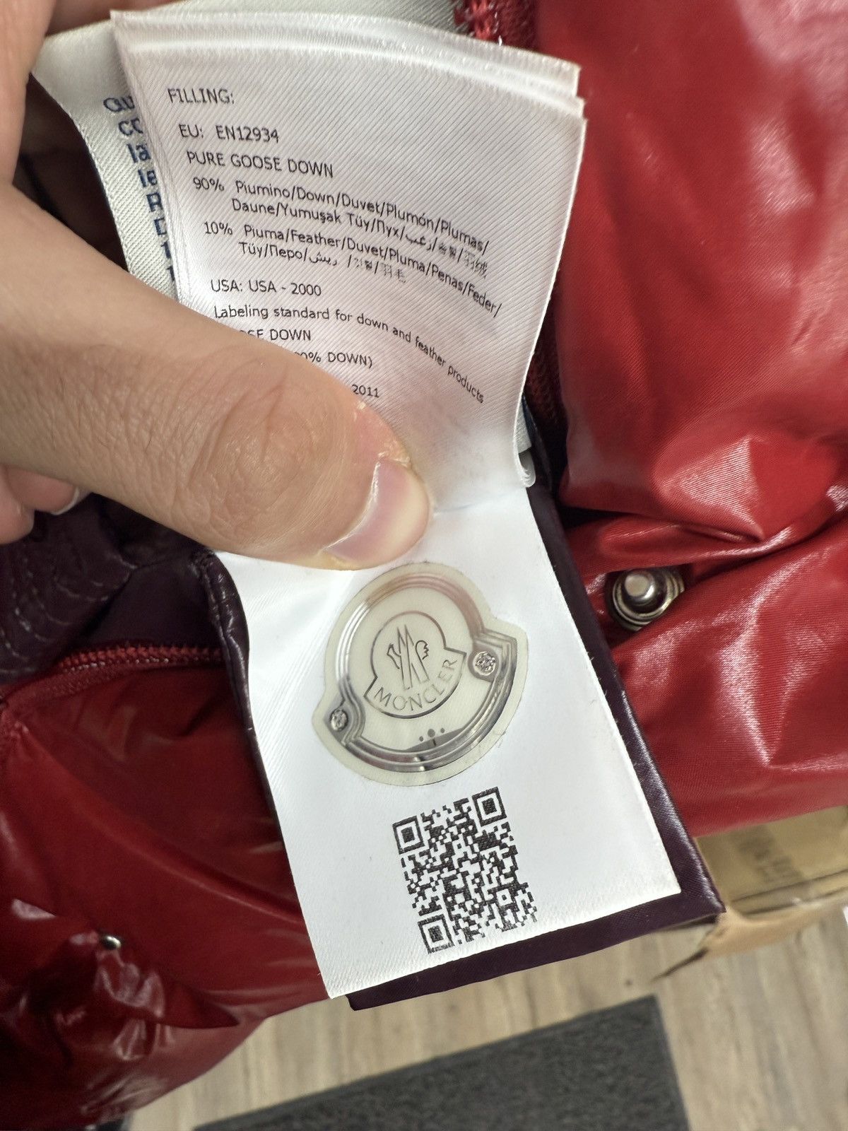 Moncler Moncler Burgandy Puffer Coat Size US M / EU 48-50 / 2 - 11 Thumbnail