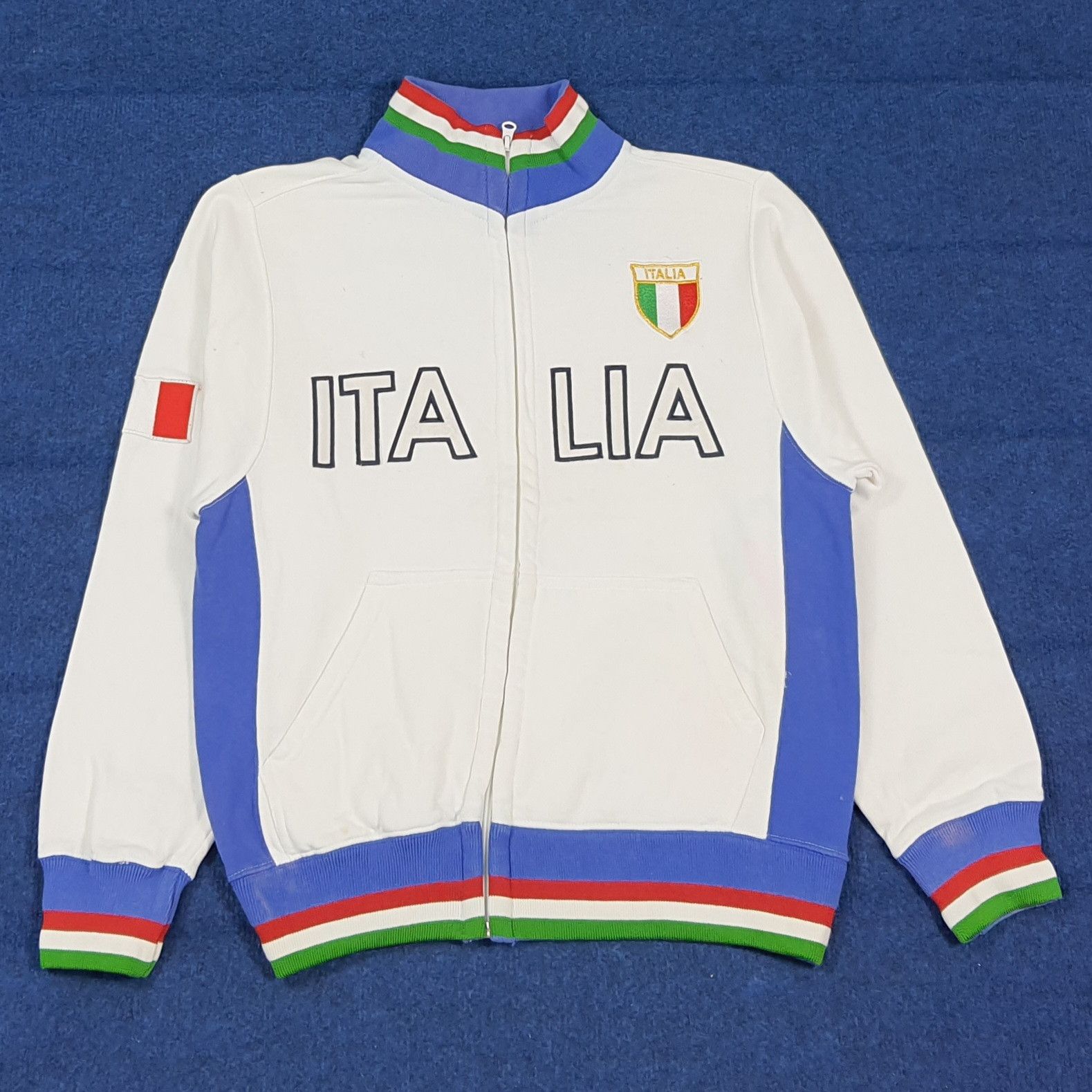 Vintage Vintage 90s Italy National Team Track Jacket Italia C295N26 Size US S / EU 44-46 / 1 - 1 Thumbnail