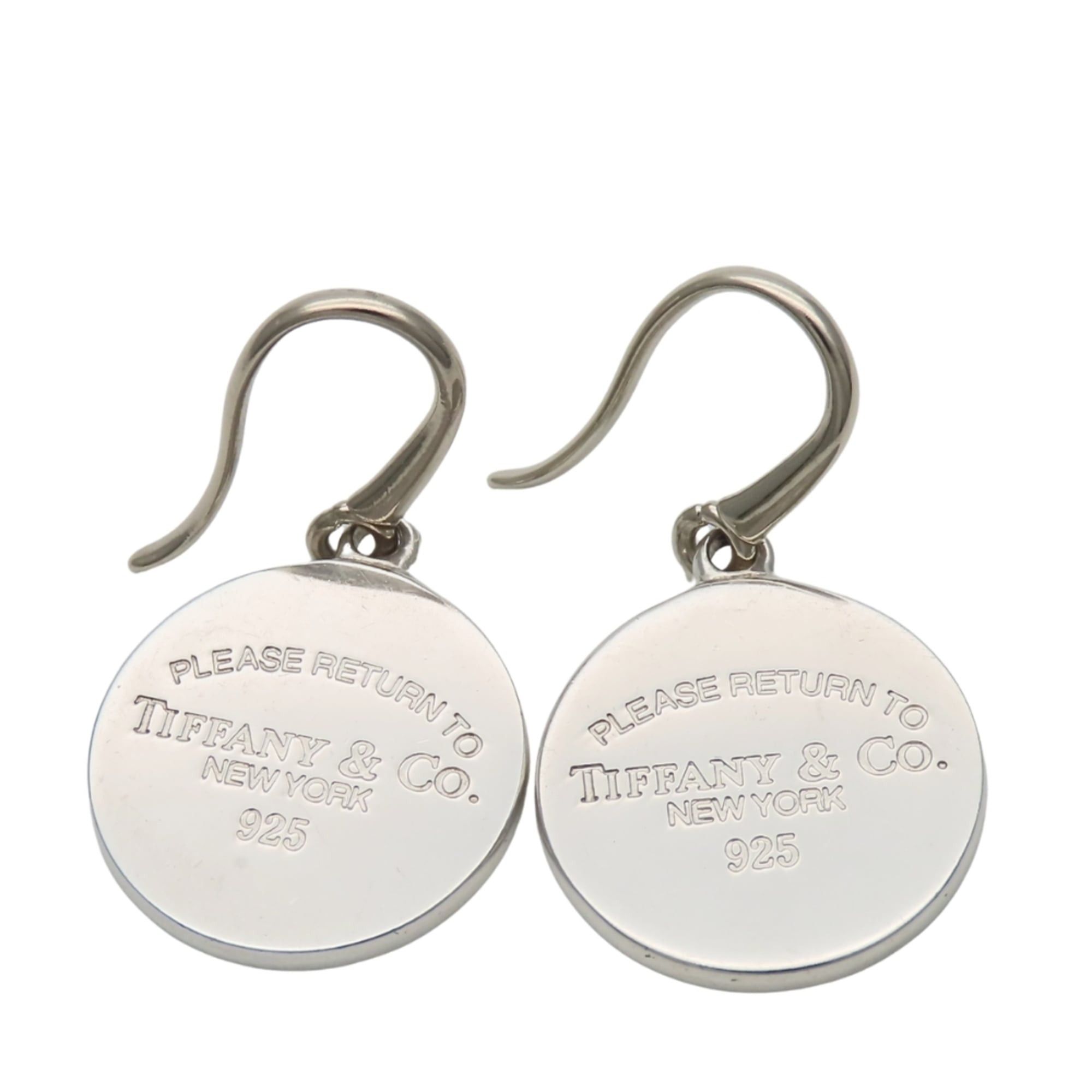Tiffany & Co. Tiffany & Co. Return to Round Sterling Silver 925 Hook Earrings for Women Size ONE SIZE - 1 Thumbnail