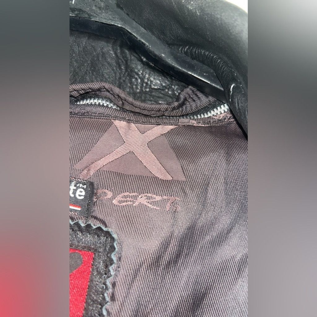 Other Xpert Sport black leather motorcycle jacket, size 42 Size US M / EU 48-50 / 2 - 7 Thumbnail