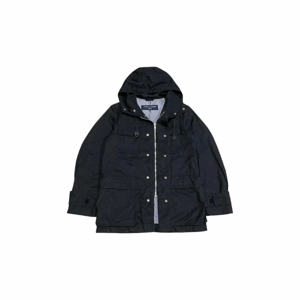 Comme des Garcons Homme × Comme des Garcons Homme Plus × Japanese Brand 🔥Ad2009 Comme Des Garcons Homme Mountain Parka Jacket Hooded Size US M / EU 48-50 / 2 - 4 Thumbnail
