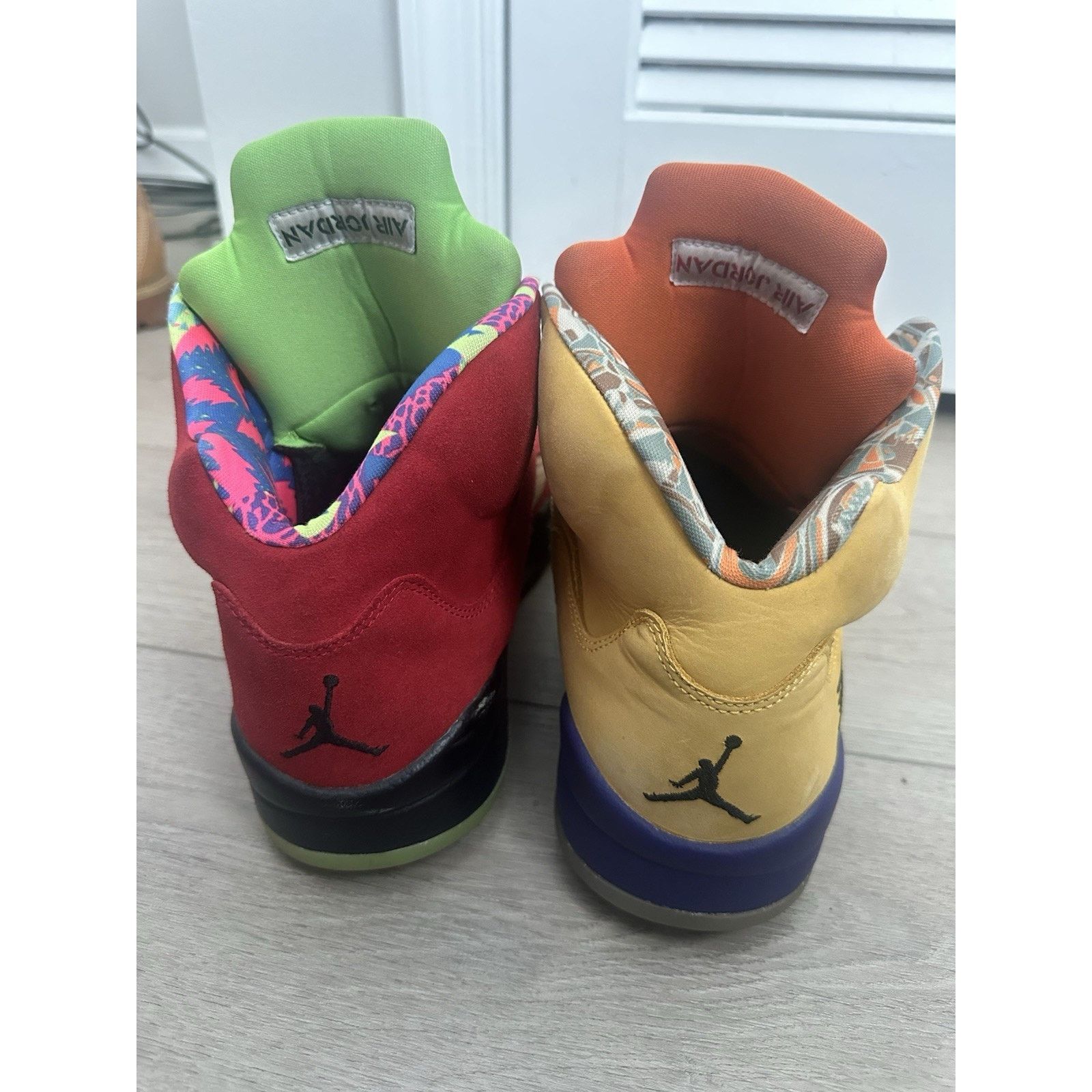 Jordan Brand Air Jordan 5 SE what the Solar Orange men’s sneakers sz 12 Size US 12 / EU 45 - 4 Thumbnail