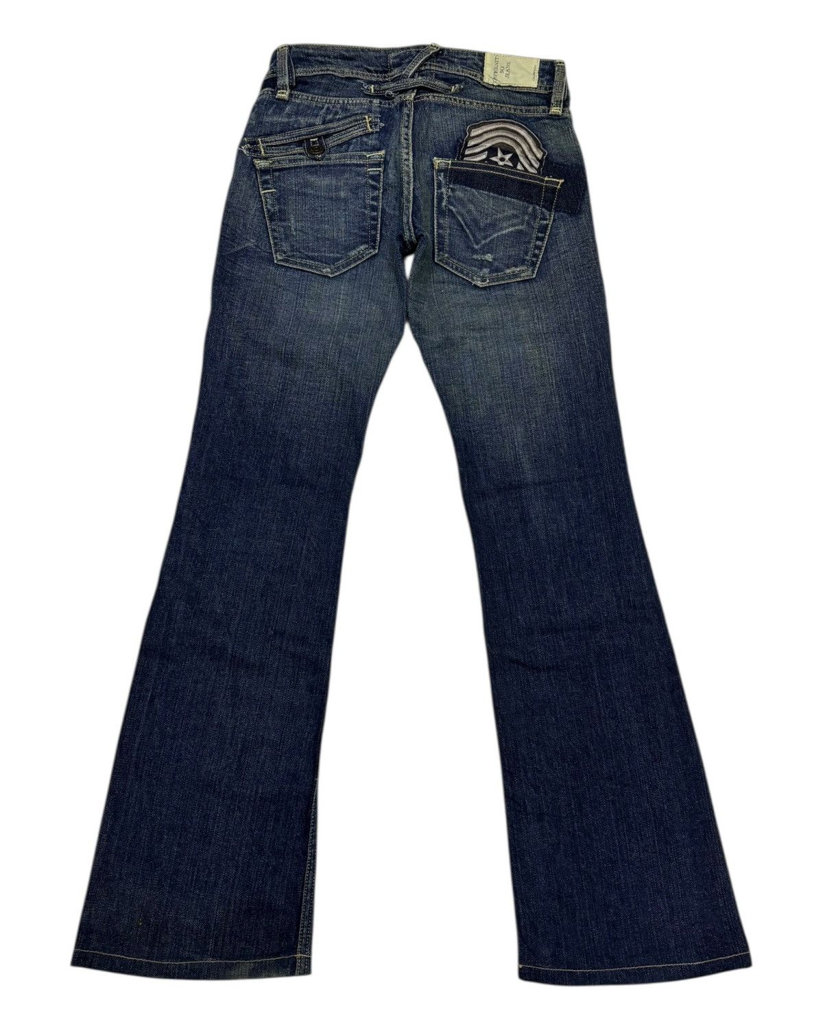 Ben Taverniti Unravel Project × Jimmy Taverniti × Taverniti Taverniti So Jeans Flared Jeans Bootcut Denim Jeans Size 27" / US 4 / IT 40 - 2 Thumbnail