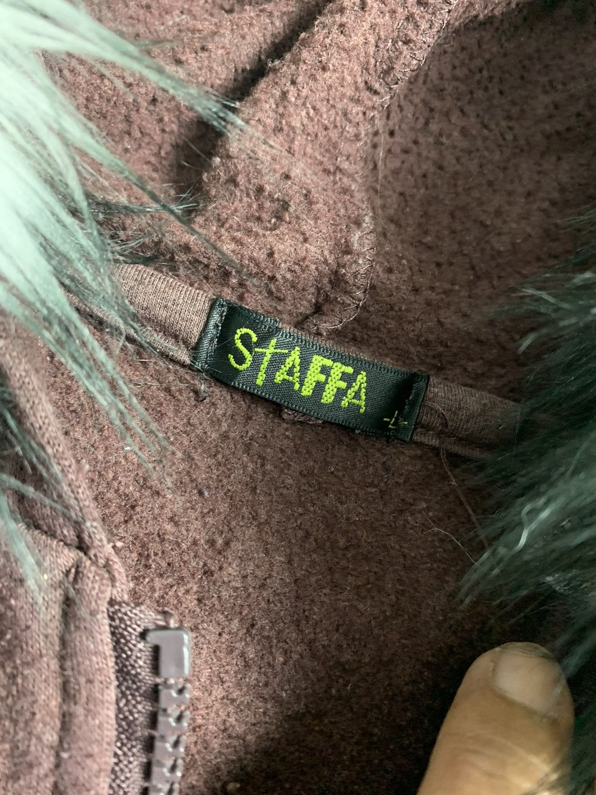 Japanese Brand STAFFA POEM 53 FUR ZIP HOODIE IFSIX LGB HYSTERIC STYLE Size US L / EU 52-54 / 3 - 9 Thumbnail