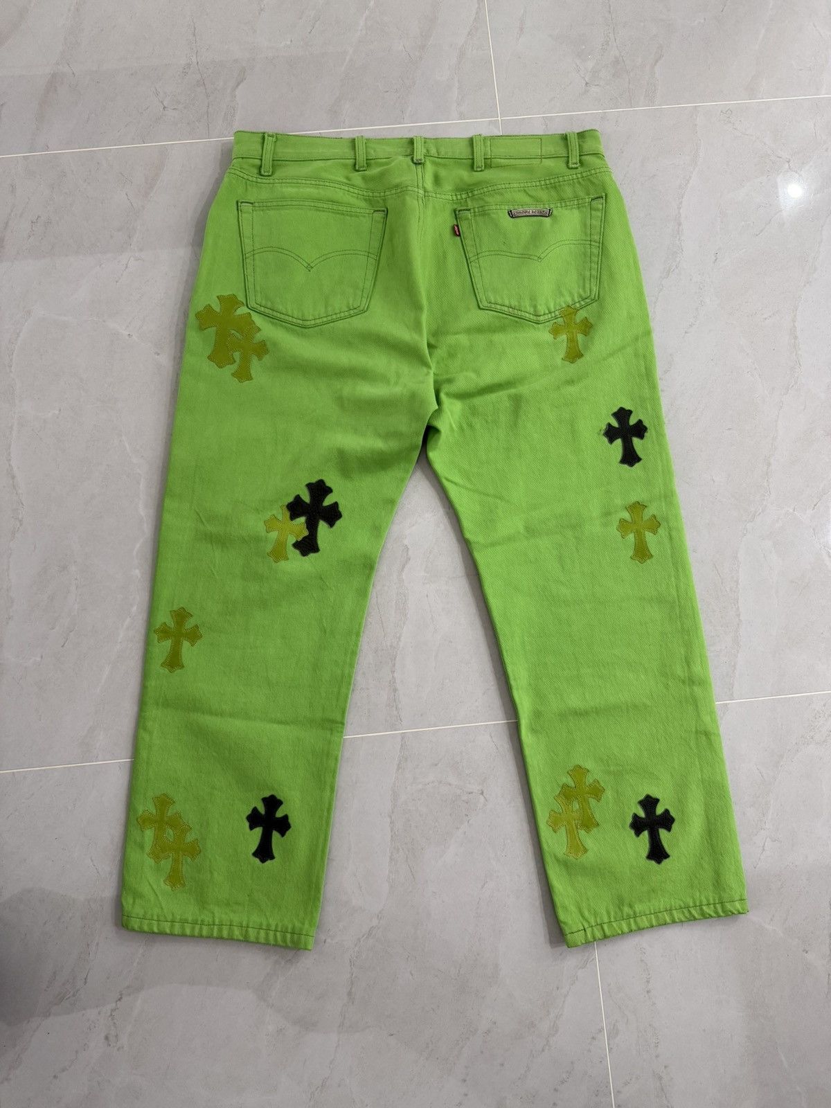 Chrome Hearts Chrome Hearts Sex Record Slime Green Levis Sz.40 Size US 40 / EU 56 - 8 Thumbnail
