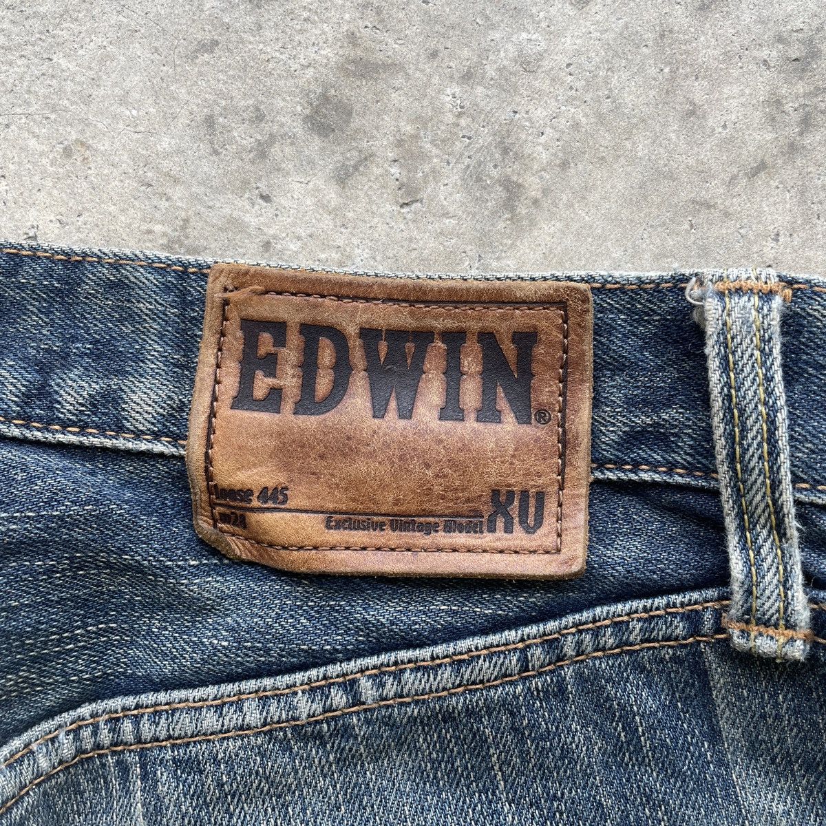 Edwin Vintage Edwin XV Rusty Jeans Distressed Baggy Denim Pants Size US 28 / EU 44 - 11 Thumbnail
