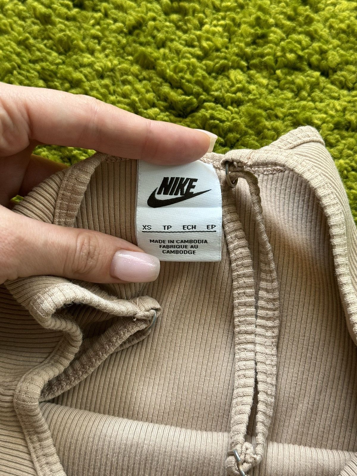 Designer × Nike Nike centre logo ribbed mini dress Size XS / US 0-2 / IT 36-38 - 4 Thumbnail