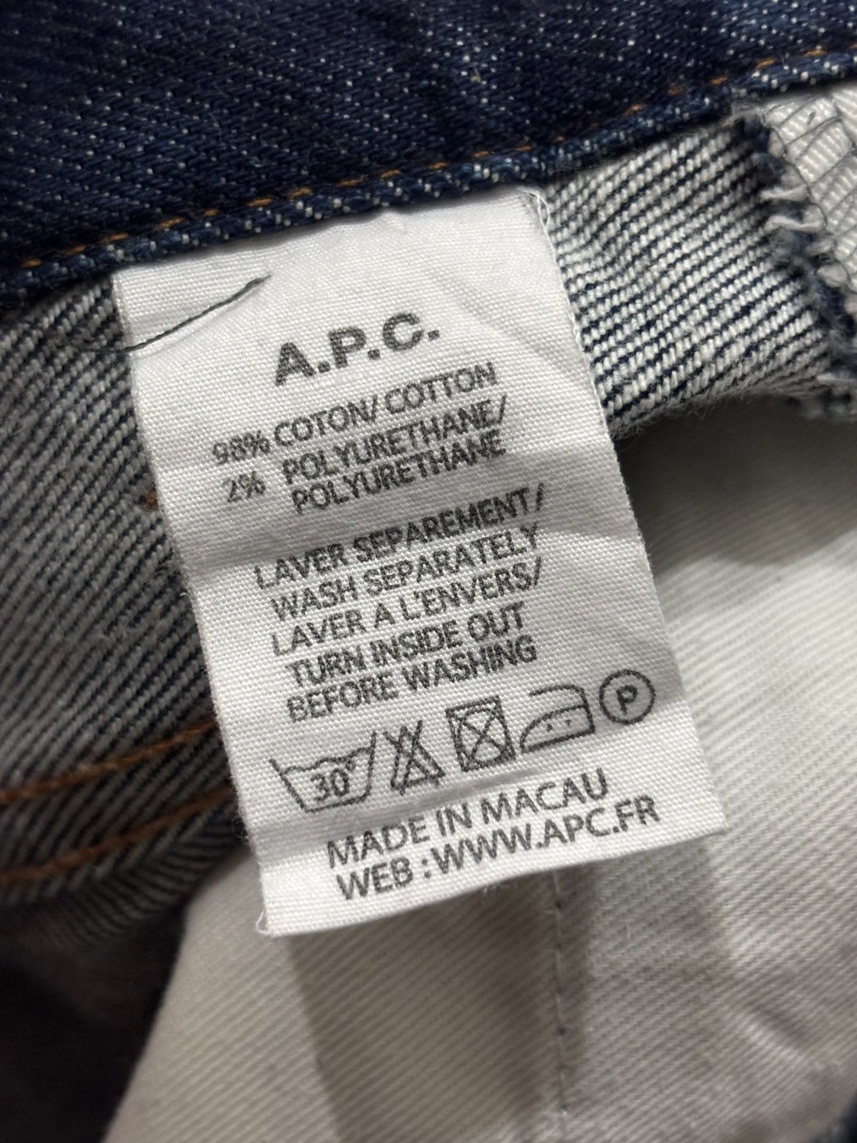 A.P.C. APC Petit New Standard Blue Jeans 29 Size US 29 - 10 Thumbnail