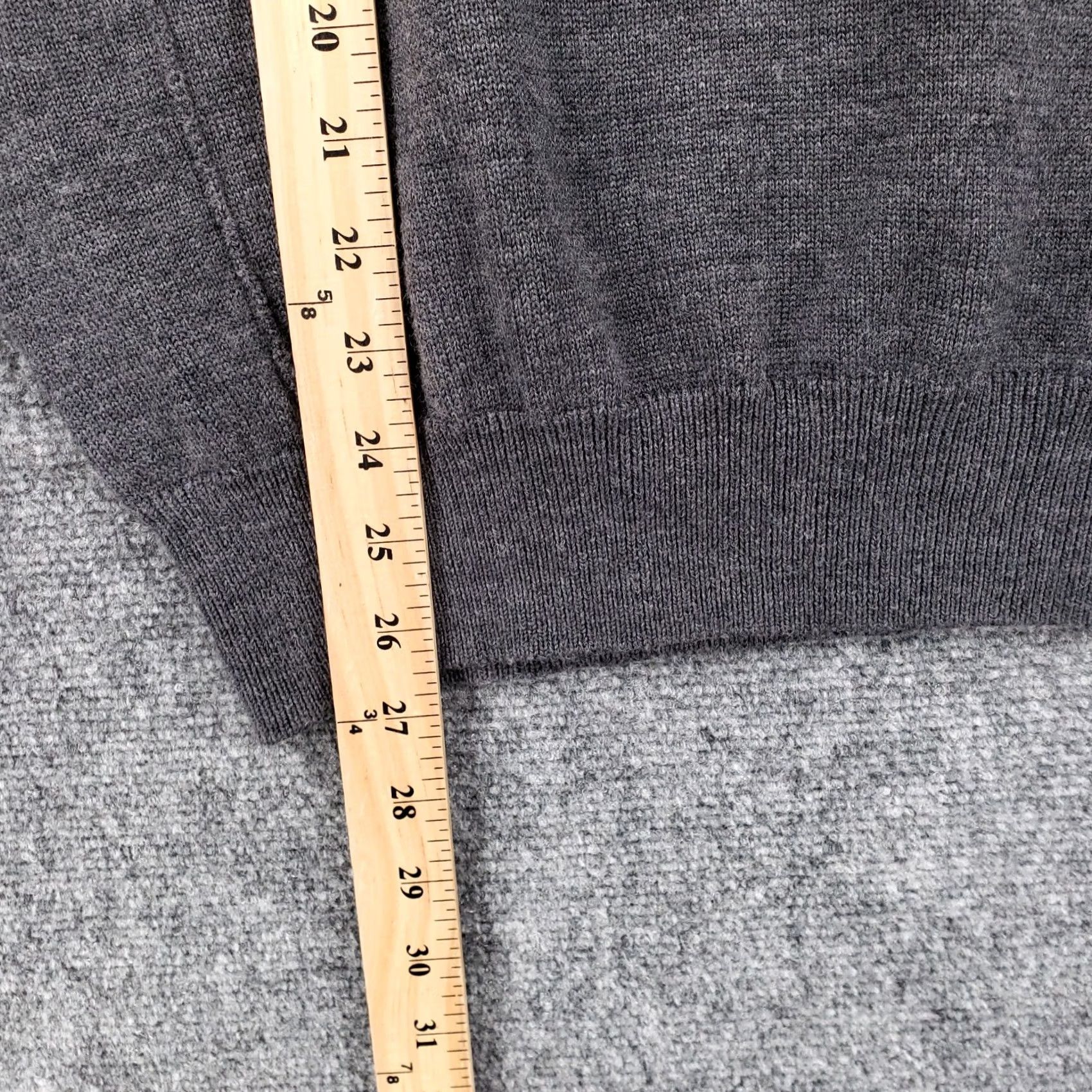 Banana Republic Banana Republic Sweater Mens M Gray Wool Pullover Knit Long Sleeve Mock Neck Button Front Casual Knitwear Regular Size M Mens Size US M / EU 48-50 / 2 - 5 Thumbnail