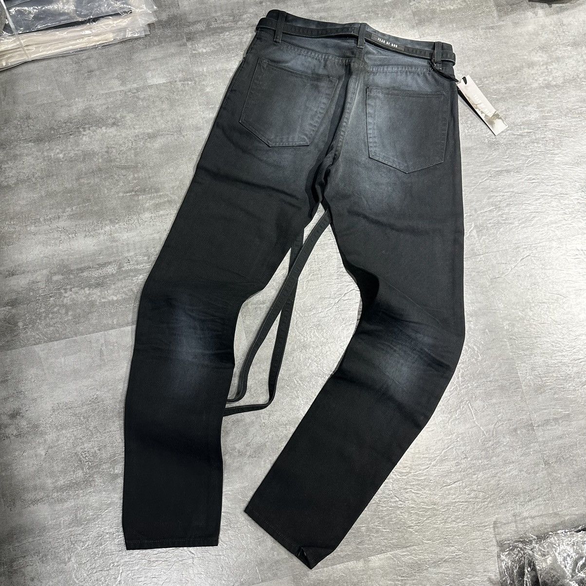 Fear of God Fear of God 6th Slim-Fit Canvas Jeans - Black