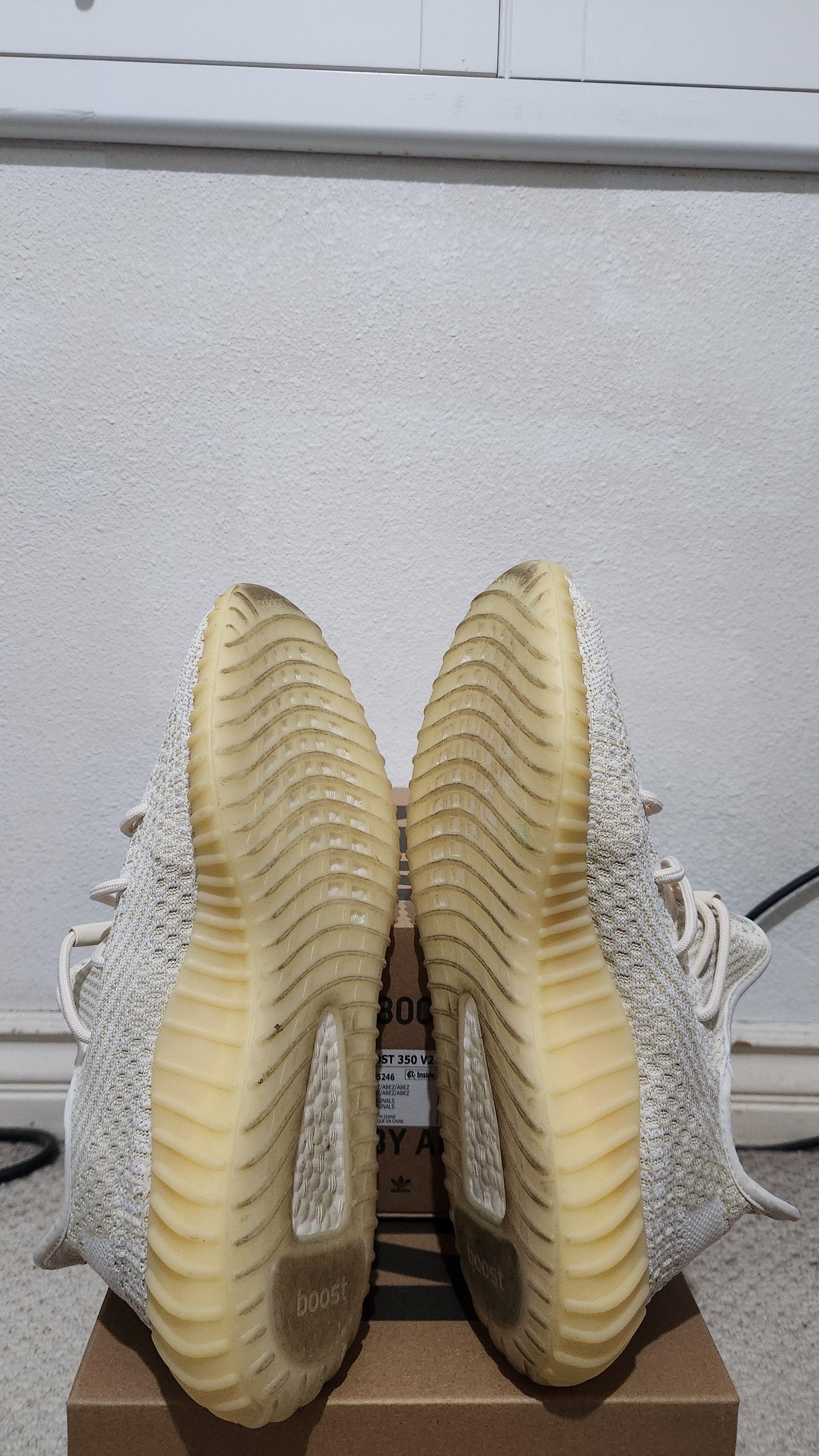 Adidas Adidas Yeezy Boost 350 v2 Abez "Natural" Size US 10.5 / EU 43-44 - 7 Thumbnail