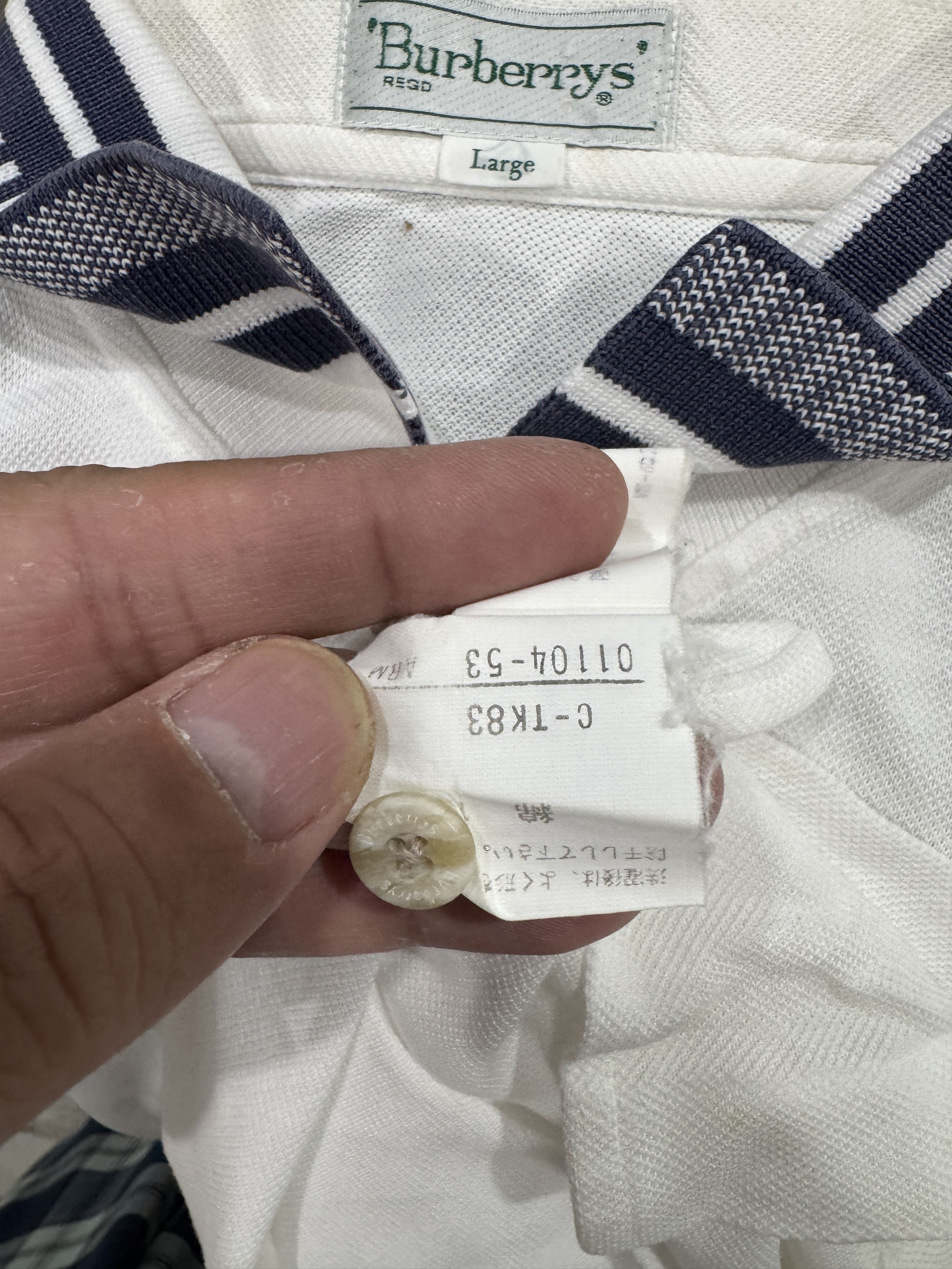 Burberry Burberry Polo Vintage Shirt Size US L / EU 52-54 / 3 - 5 Thumbnail
