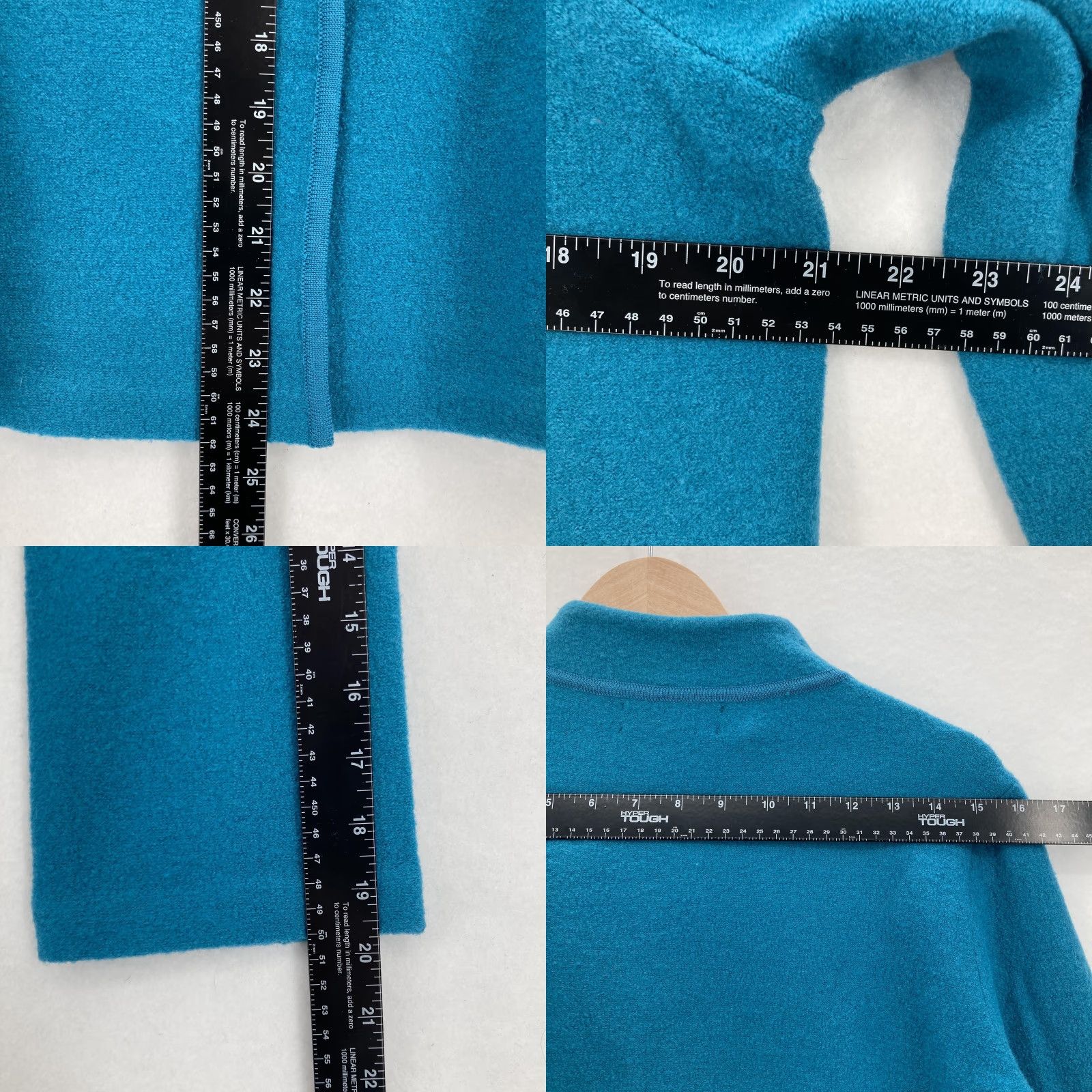 Jones New York Jones New York Coat Womens Large Collarless Jewel Button Wool Blend Blue NWT Fashion Jacket Mid-Length Size L / US 10 / IT 46 - 8 Thumbnail