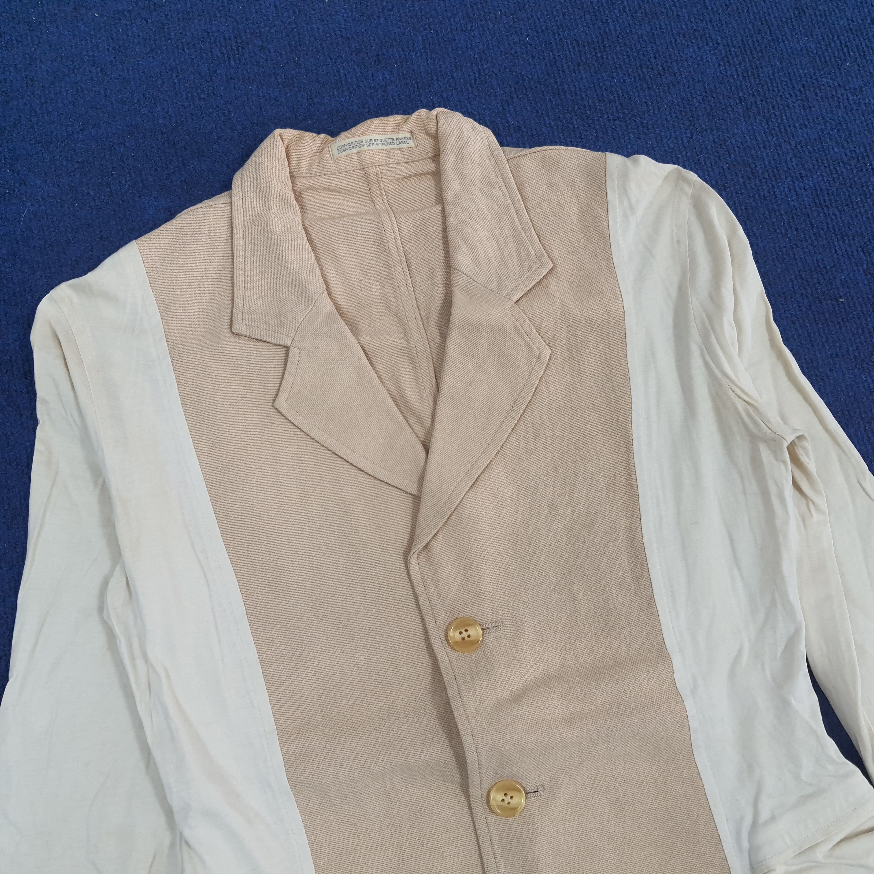 Japanese Brand × Vintage × Yohji Yamamoto Vintage Yohji Yamamoto Japanese 3 Button Coat Jacket Size US XS / EU 42 / 0 - 2 Thumbnail