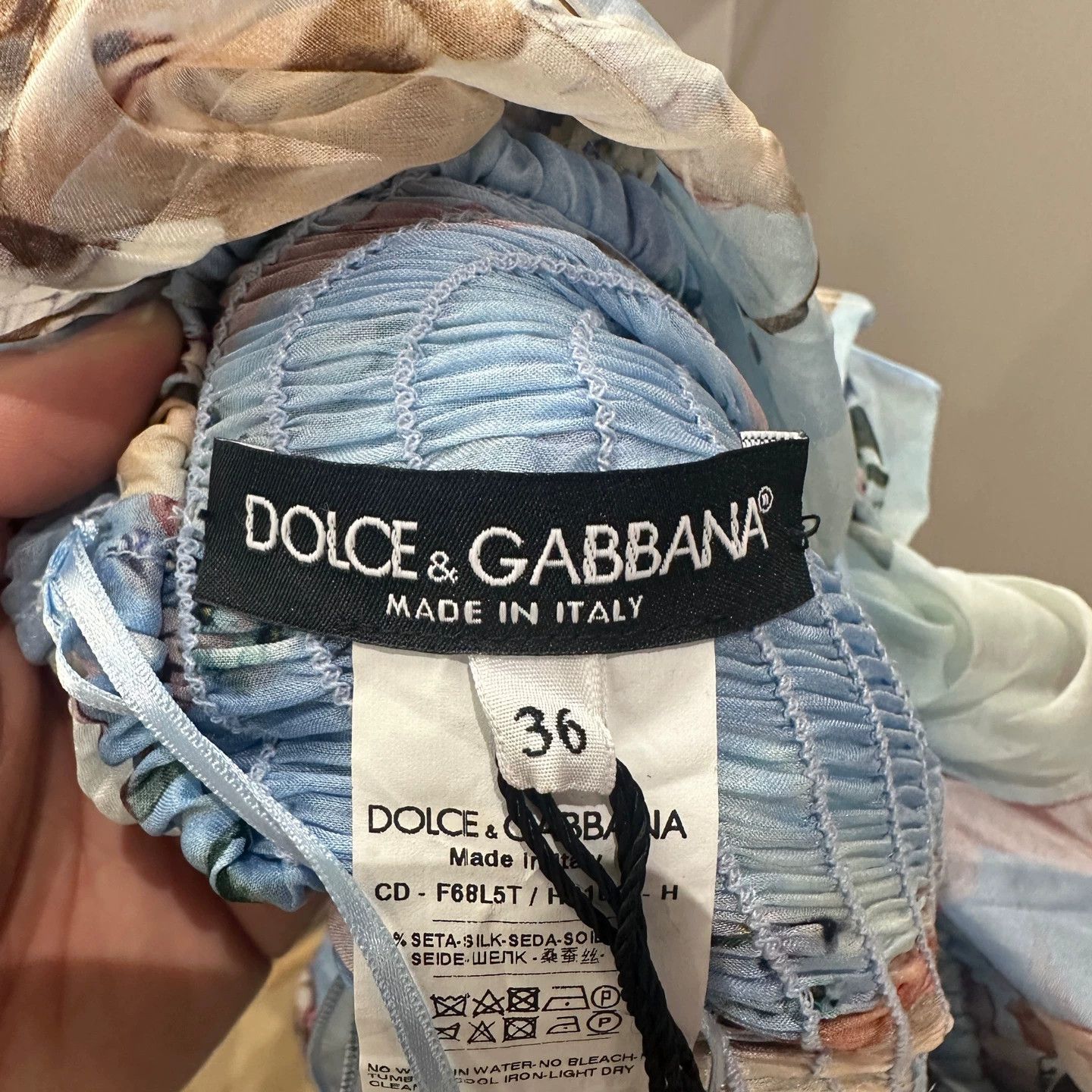 Dolce & Gabbana Dolce & Gabbana women's silk dress 36 apr669 Size XS / US 0-2 / IT 36-38 - 3 Thumbnail