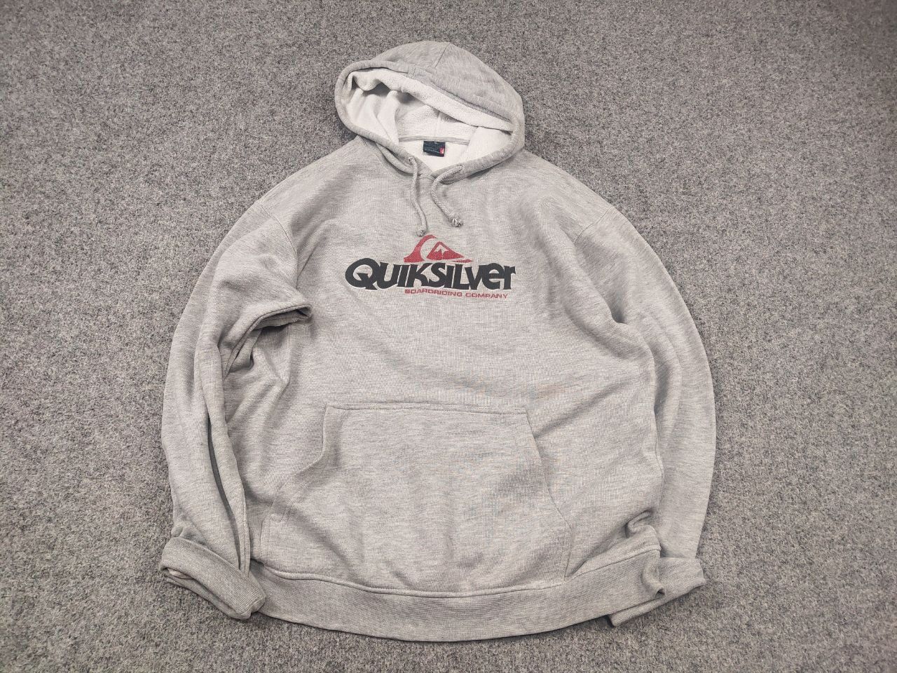 Quiksilver Quiksilver Vintage Big logo Gray Hoodie Skate Surf Y2K Style Size US L / EU 52-54 / 3 - 2 Thumbnail