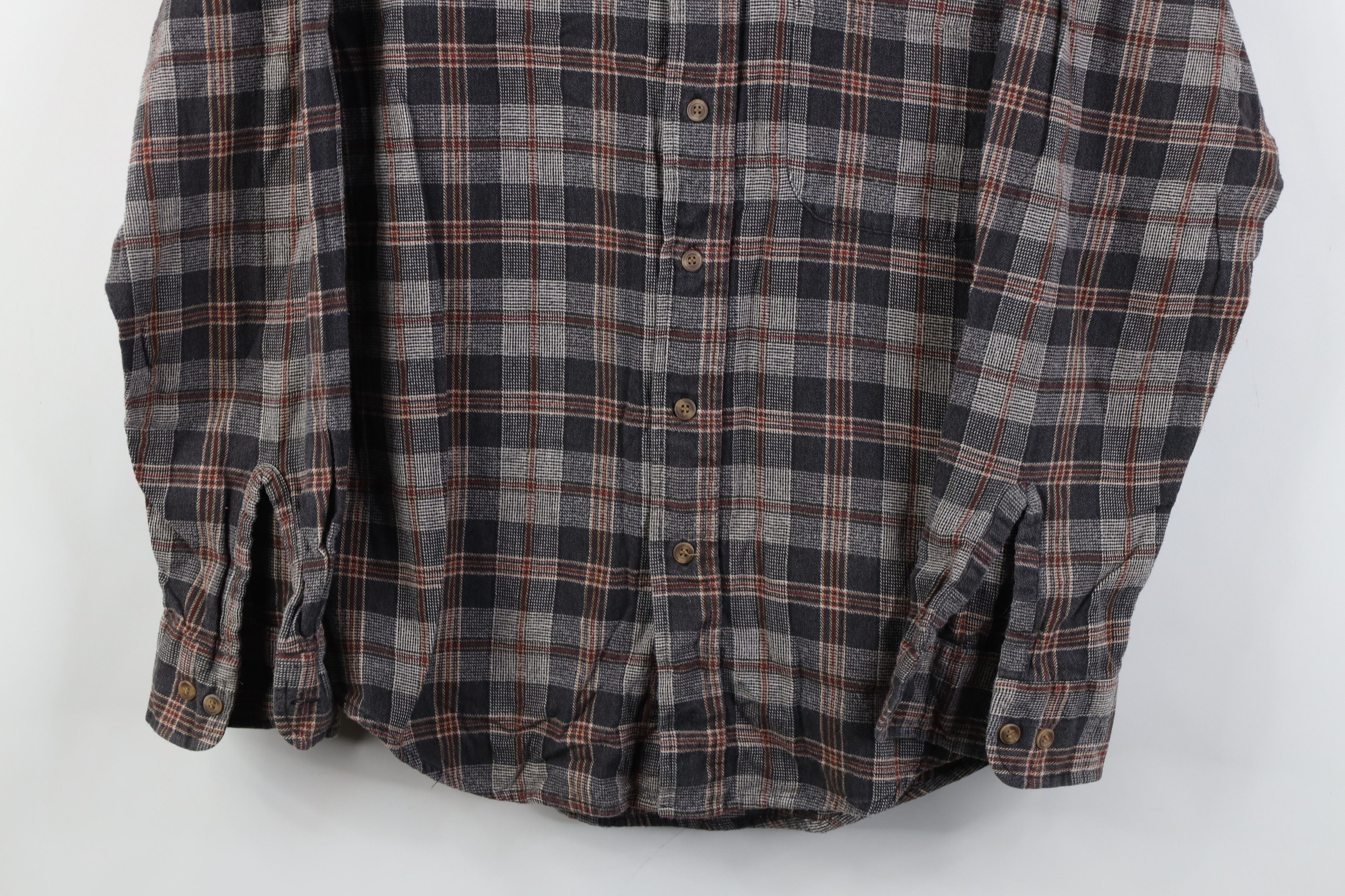 Vintage Vintage 90s Streetwear Collared Button Down Shirt Plaid Size US L / EU 52-54 / 3 - 3 Thumbnail