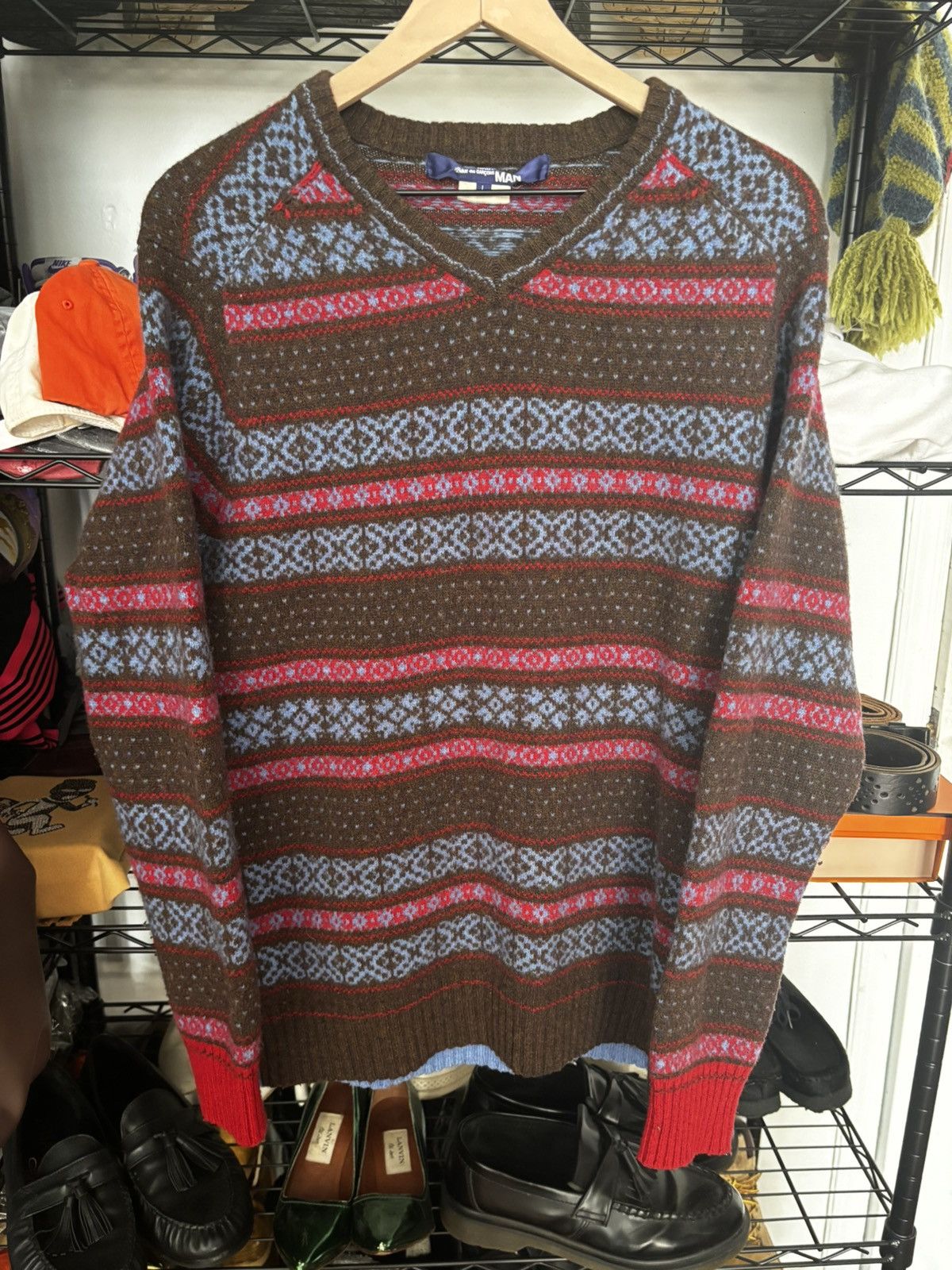 Junya Watanabe Junya Watanabe Comme Des Garcons Wool Sweater L Size US L / EU 52-54 / 3 - 1 Thumbnail
