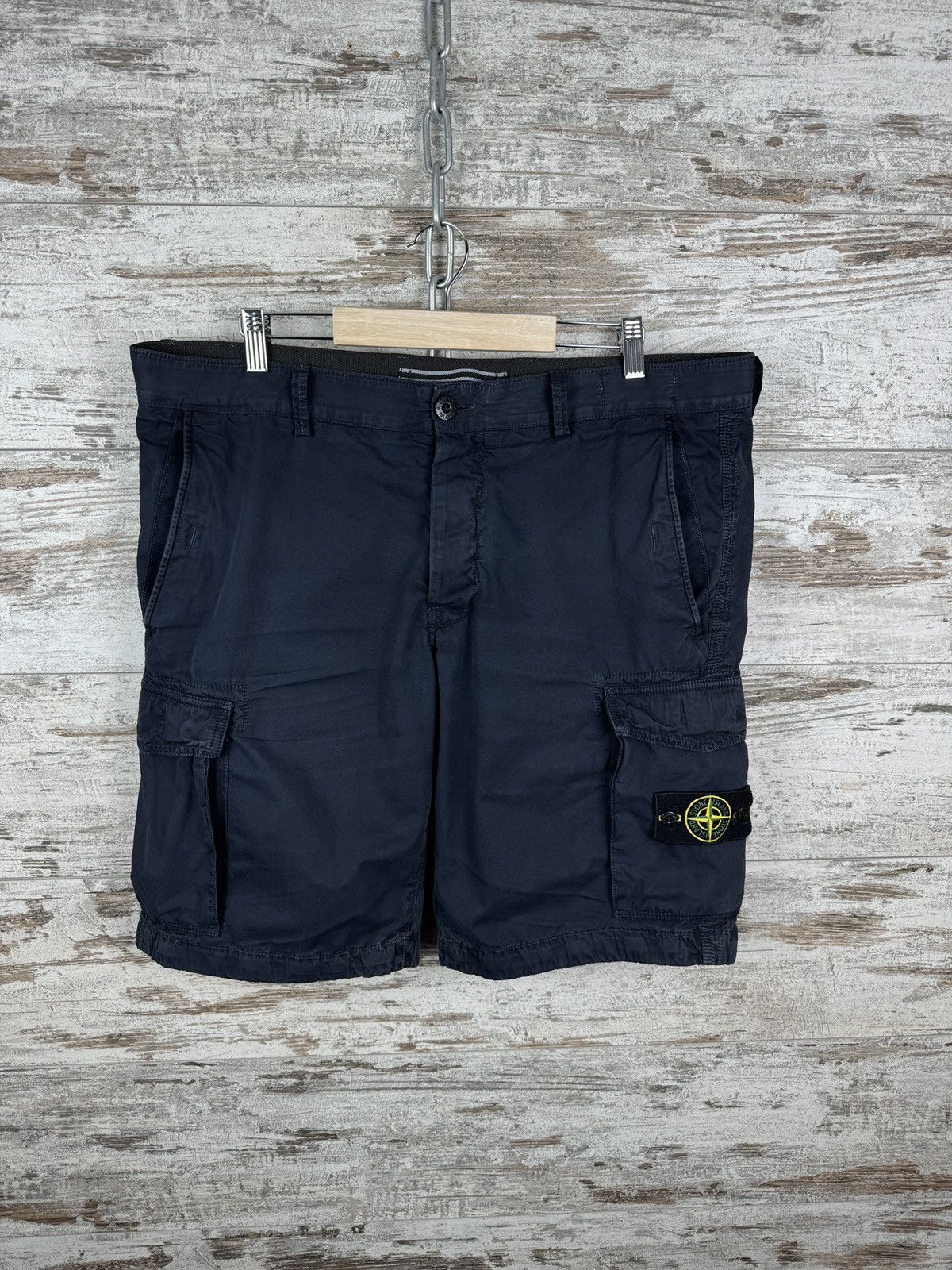 Stone Island Vintage 2024 Cargo Shorts Off Black M