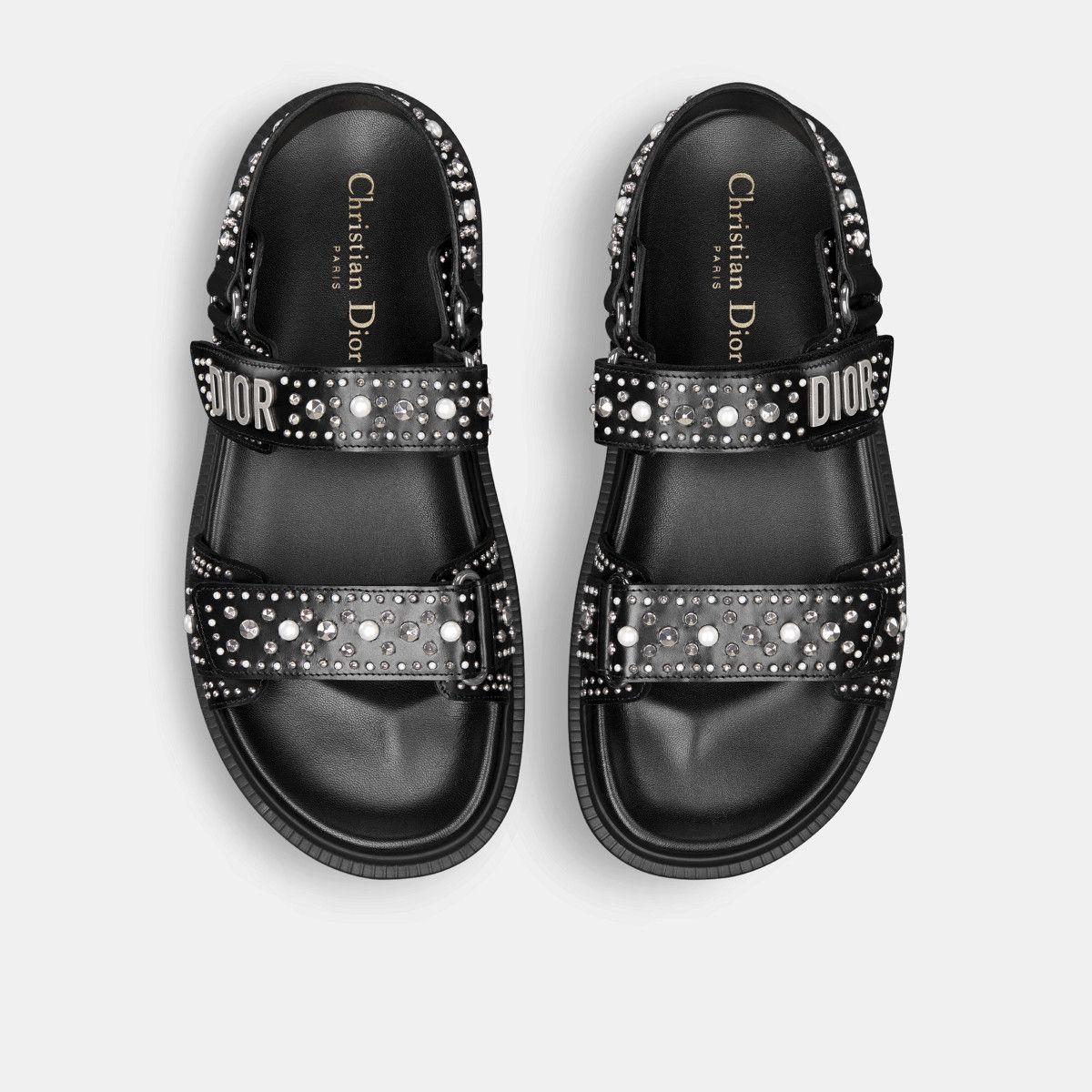 Dior o1bcso1str0226 Dioract Sandal in Black Size US 5 / IT 35 - 3 Thumbnail