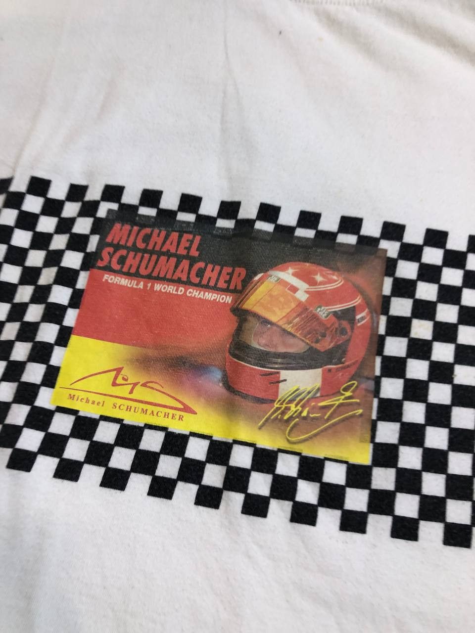 Vintage Vintage Michael Schumacher Logo Vintage T Shirt Size US XL / EU 56 / 4 - 7 Thumbnail