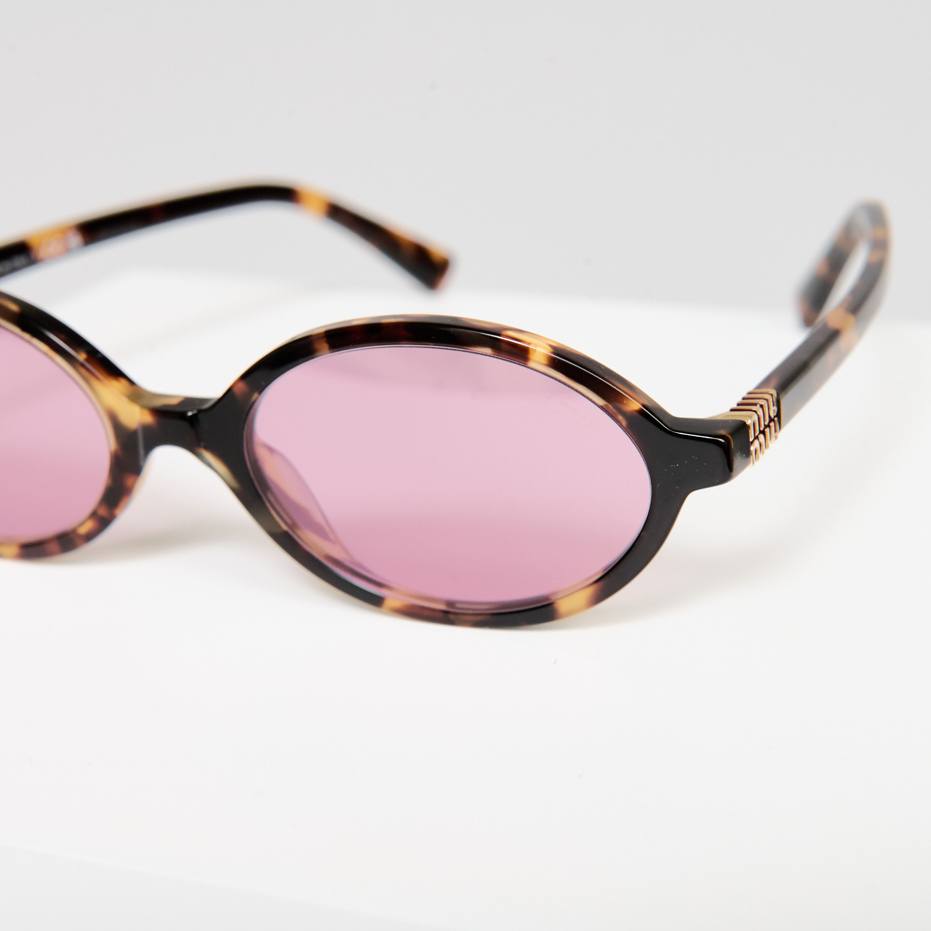 Miu Miu MIU MIU MU 04ZS VAU50D Eyewear HONEY Size ONE SIZE - 2 Thumbnail