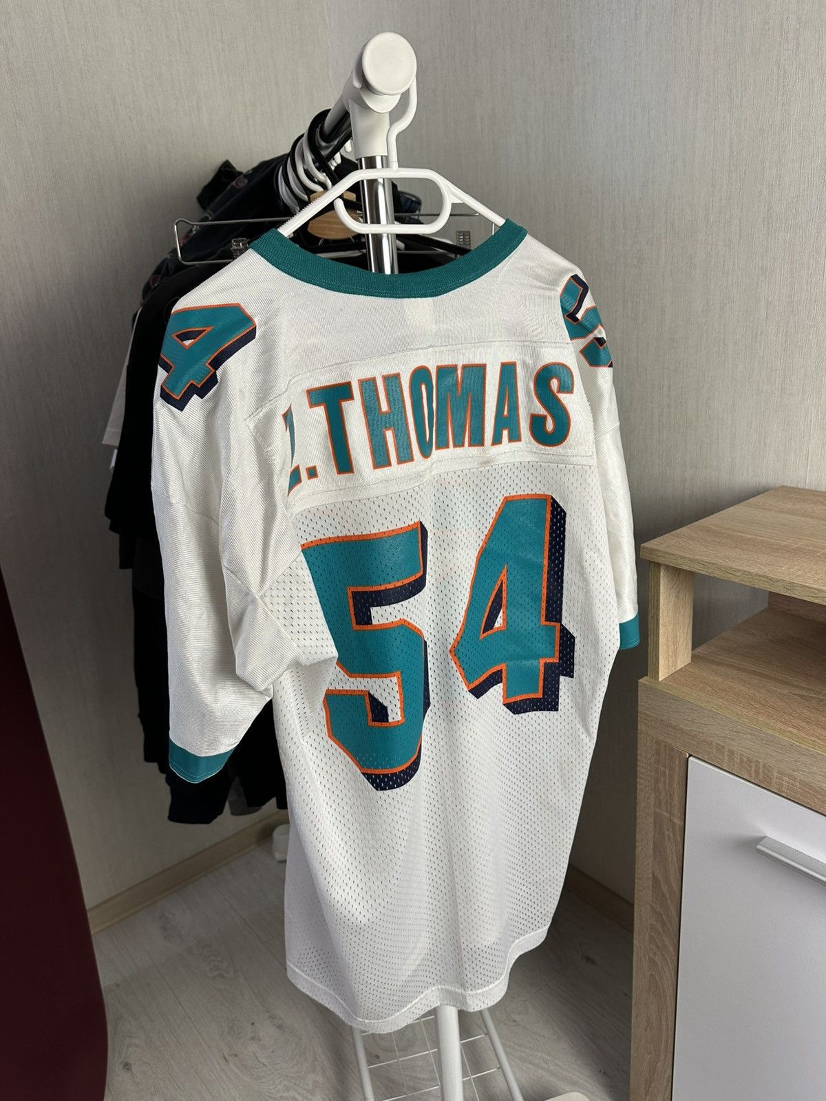 Champion Vintage Miami Dolphins Zach Thomas Champion Jersey Size US XL / EU 56 / 4 - 6 Thumbnail