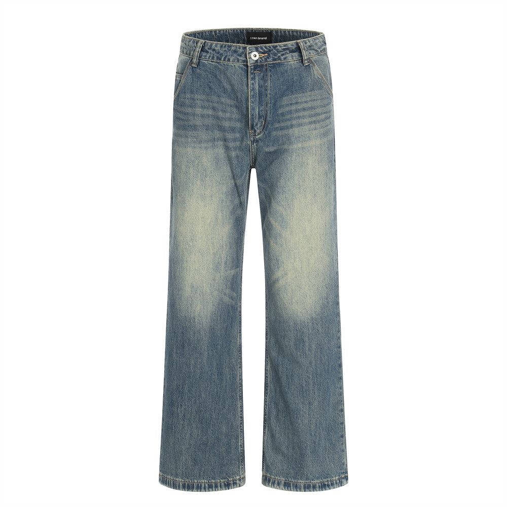 Jean American retro men's flared washed jeans Size US 32 / EU 48 - 1 Thumbnail