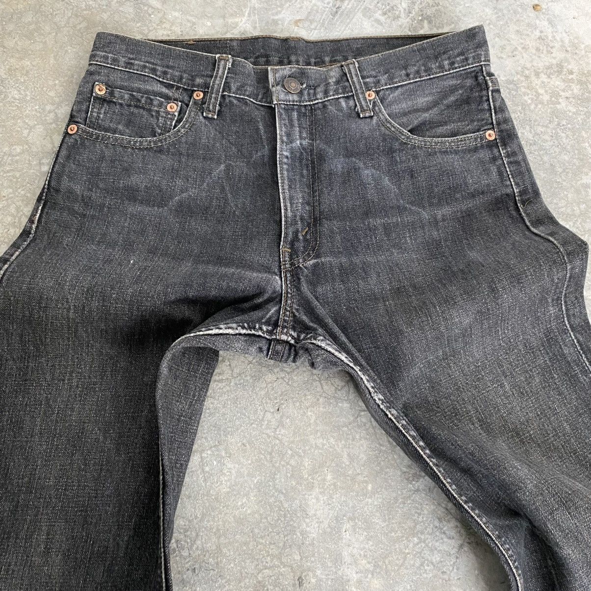 Levi's Size 31x29.5 Vintage Levis 505 Faded Black Denim Jeans Size US 31 - 8 Thumbnail