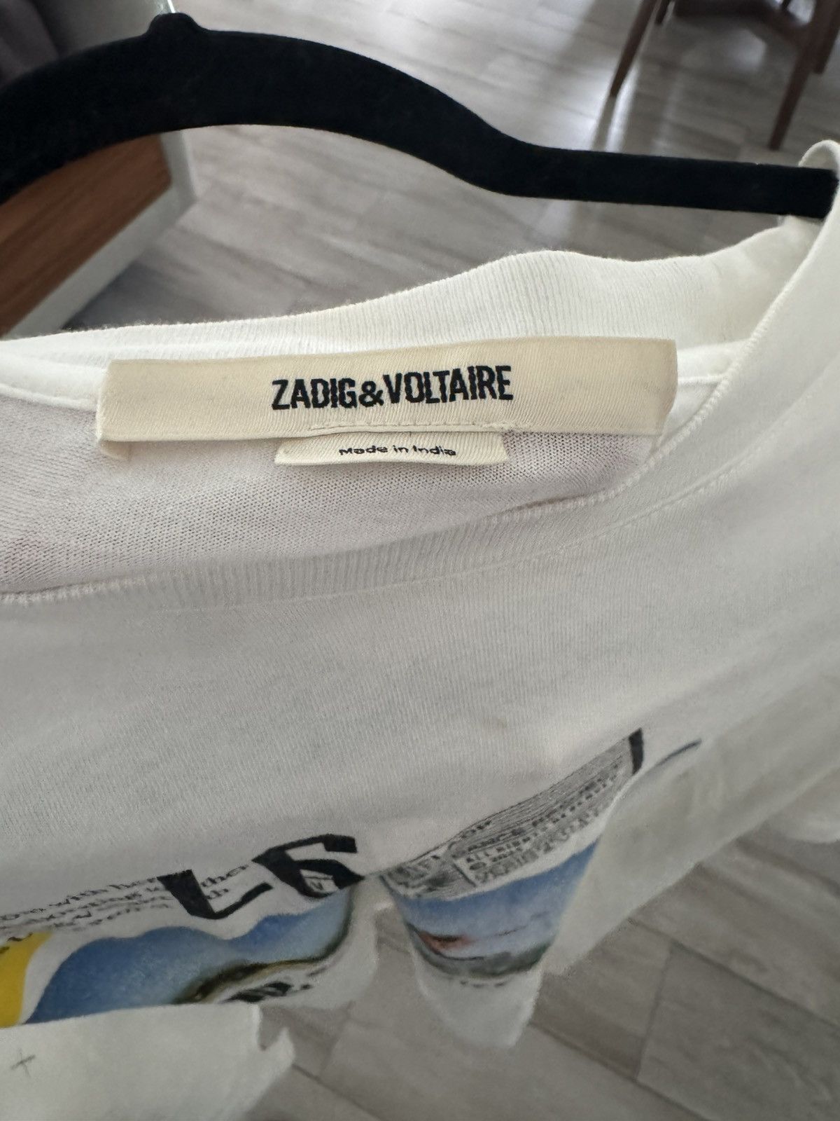 Zadig & Voltaire Zadig & Voltaire Graphic Collaboration Tee Size US L / EU 52-54 / 3 - 3 Thumbnail