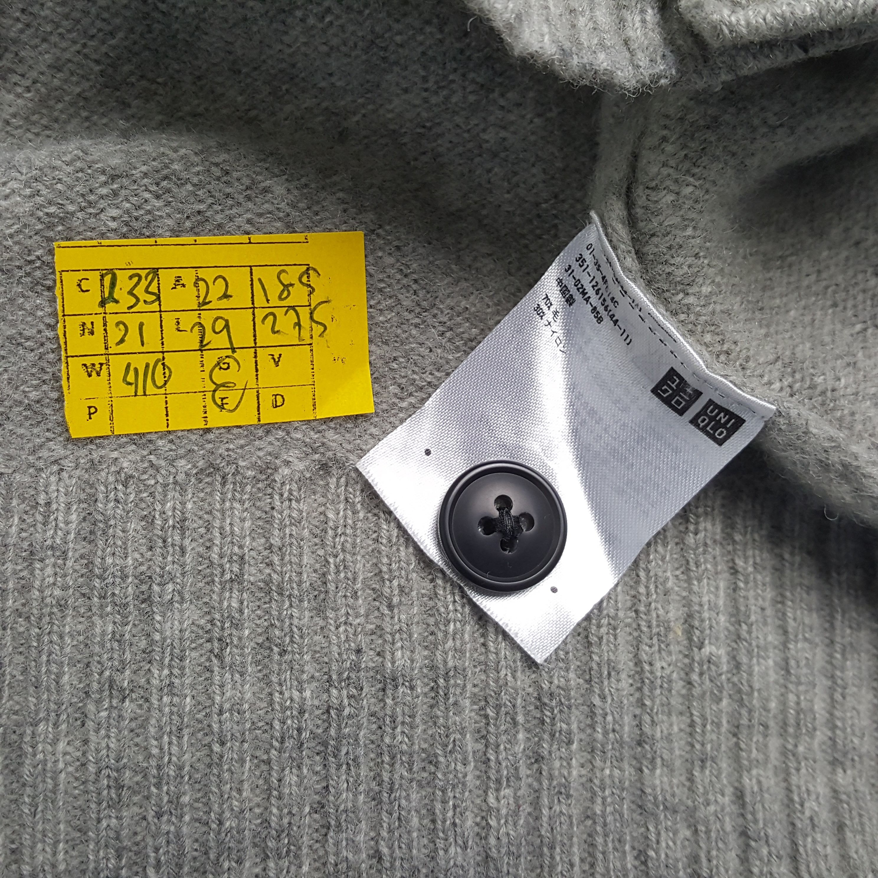 Uniqlo × Vintage Vintage UNIQLO Japanese Brand Custom Cardigan Sweaters Size US M / EU 48-50 / 2 - 7 Thumbnail