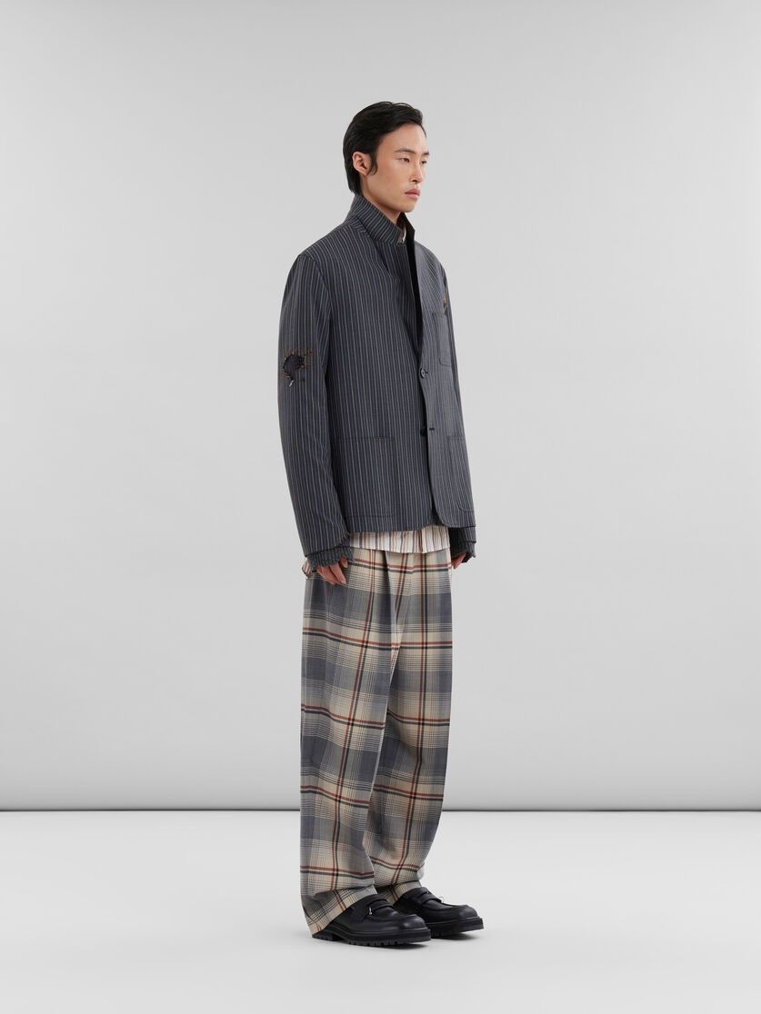 Marni o1w1db11125 Striped Jacket in Black Size US M / EU 48-50 / 2 - 6 Thumbnail