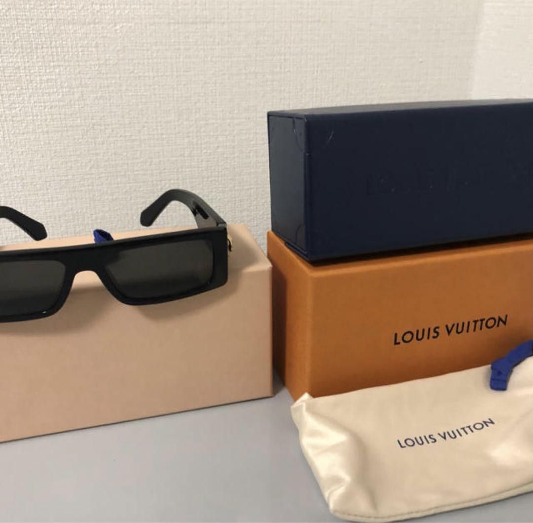 Louis Vuitton × Nigo LOUIS VUITTON x NIGO Lock Sunglasses Z1361E Black Size ONE SIZE - 5 Thumbnail