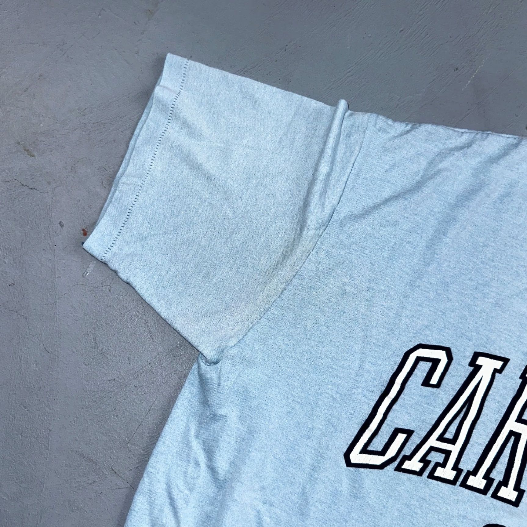 Vintage VINTAGE UNC Tarheels 80s College T-Shirt Men XL Blue Graphic College University 1980s Size US XL / EU 56 / 4 - 3 Thumbnail
