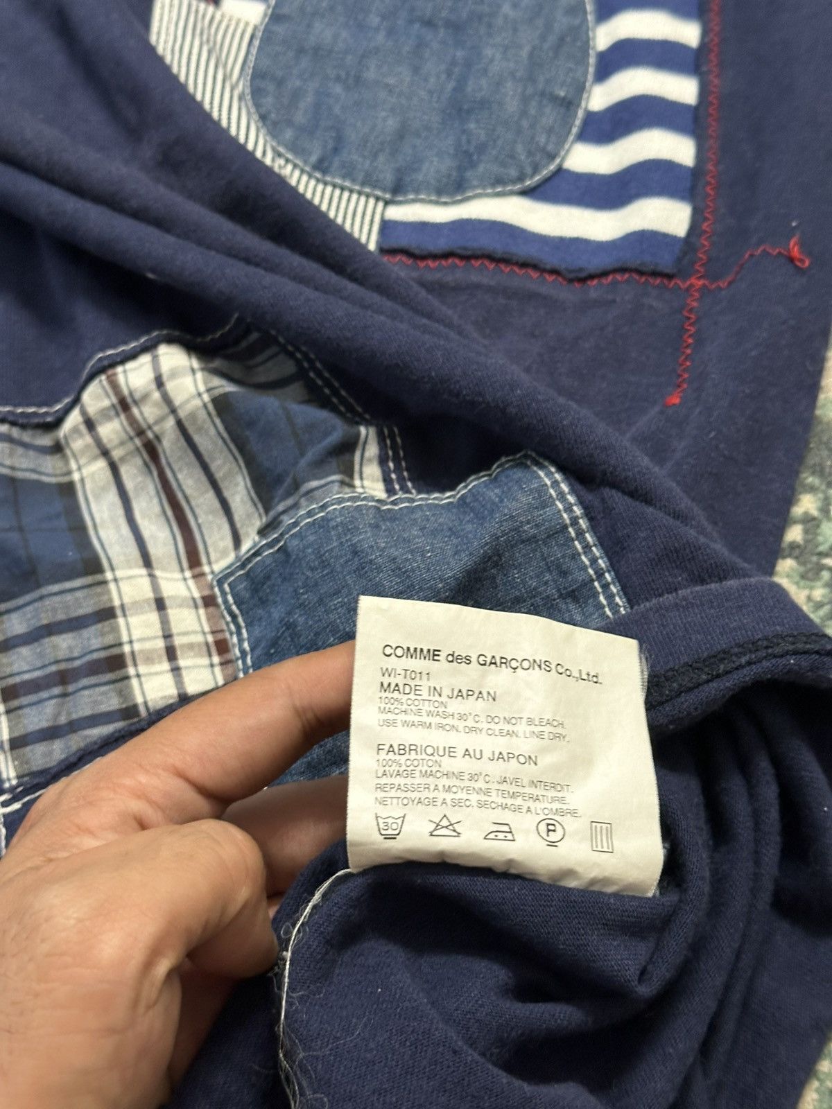 SS12 Comme des Garçons x Junya Watanabe Denim Patchwork