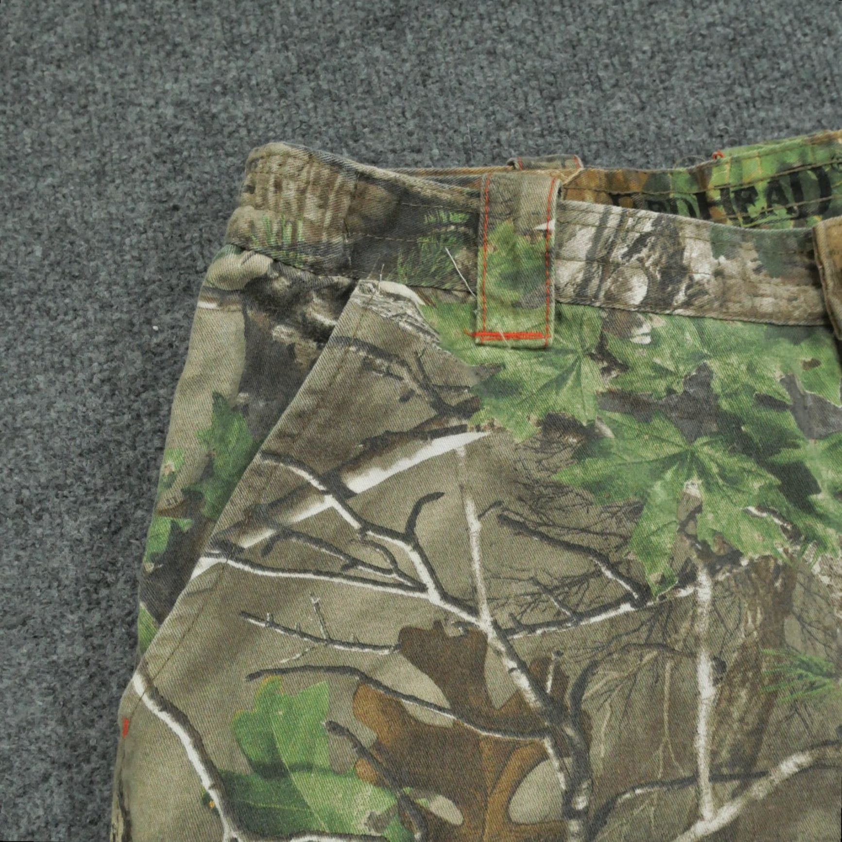 Doublet VINTAGE RedHead Pants Mens Large Green Brown Camouflage Double Knee Cargo Silent Hide Size US 34 / EU 50 - 4 Thumbnail