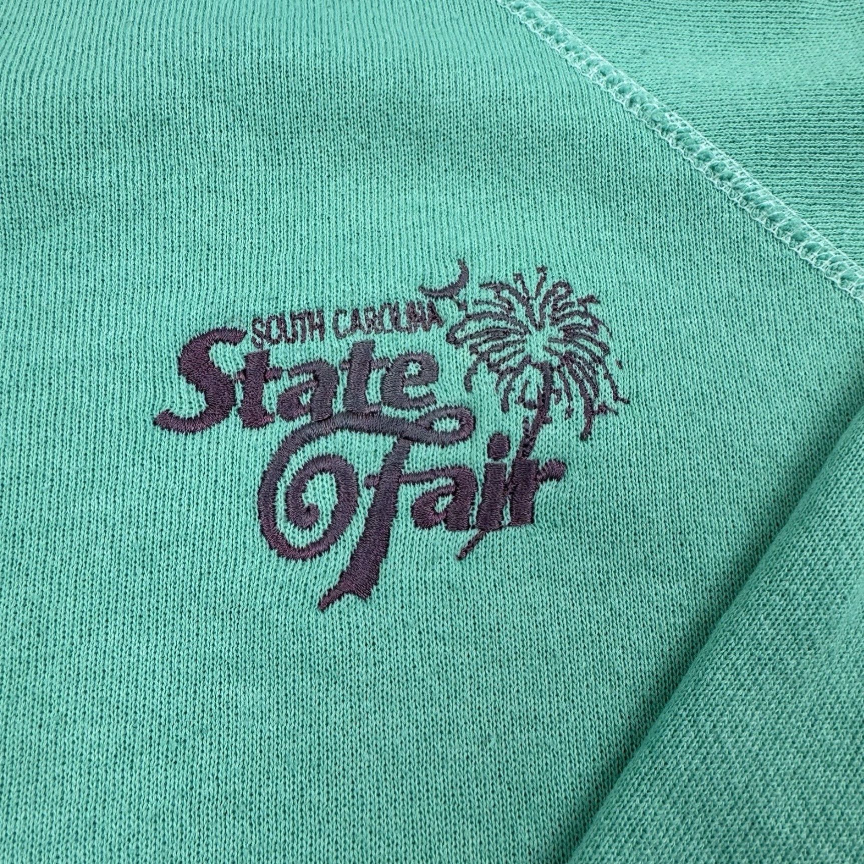 Hanes VINTAGE Hanes South Carolina State Fair Sweatshirt Adult XL Blue Embroidered 90s Mens Size US XL / EU 56 / 4 - 3 Thumbnail