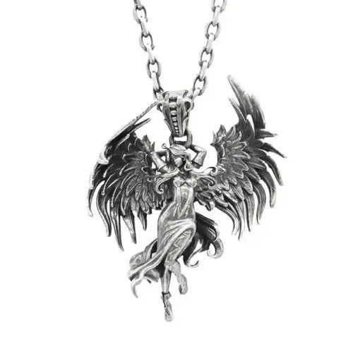 VIBE Evil Angel Wings Goddess Pendant Necklace Size ONE SIZE - 1 Thumbnail