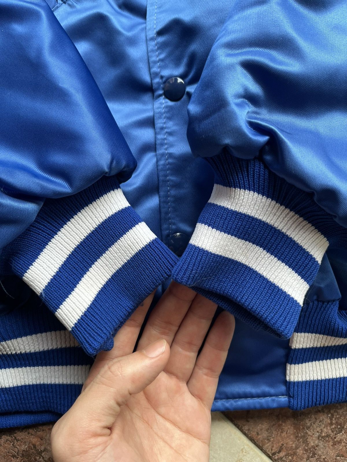 MLB MLB LOS ANGELES DODGERS SATIN VARSITY JACKET Size US L / EU 52-54 / 3 - 7 Thumbnail