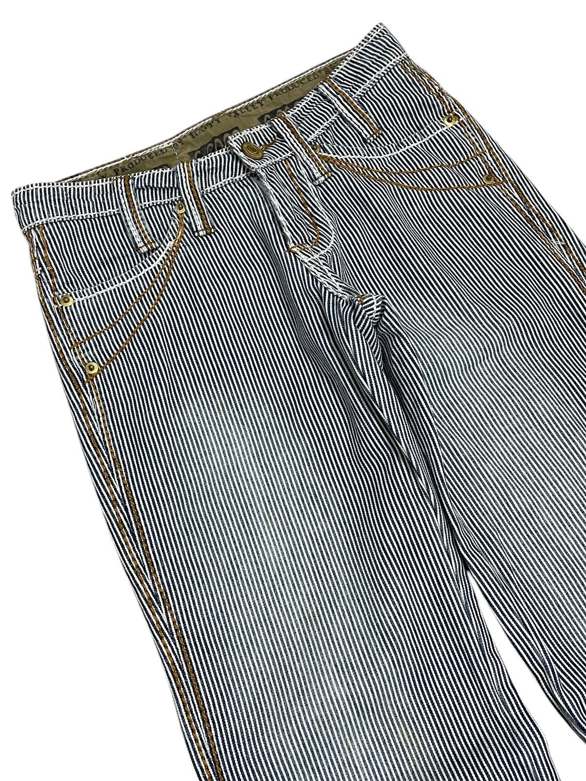 Japanese Brand Q.Coco Hickory Hard Stiching Old Money Flare Denim Size 26" / US 2 / IT 38 - 3 Thumbnail