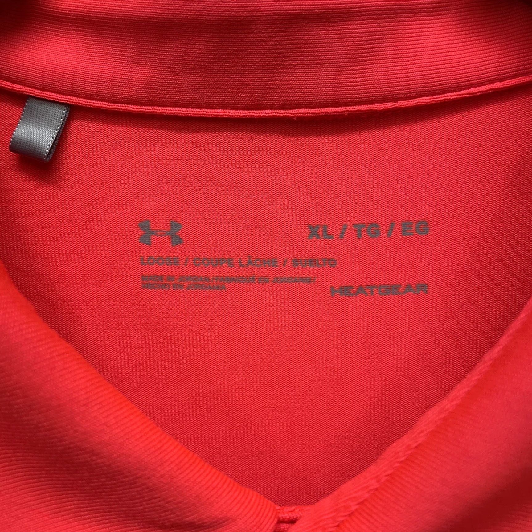Under Armour Under Armour Polo Talking Rock Neon Orange Athletic Shirt Mens XL Size Size US XL / EU 56 / 4 - 4 Thumbnail