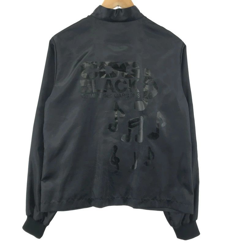Comme des Garcons Black Jacket Polyester Satin China Shirt Toogle Button Black Size US L / EU 52-54 / 3 - 2 Thumbnail