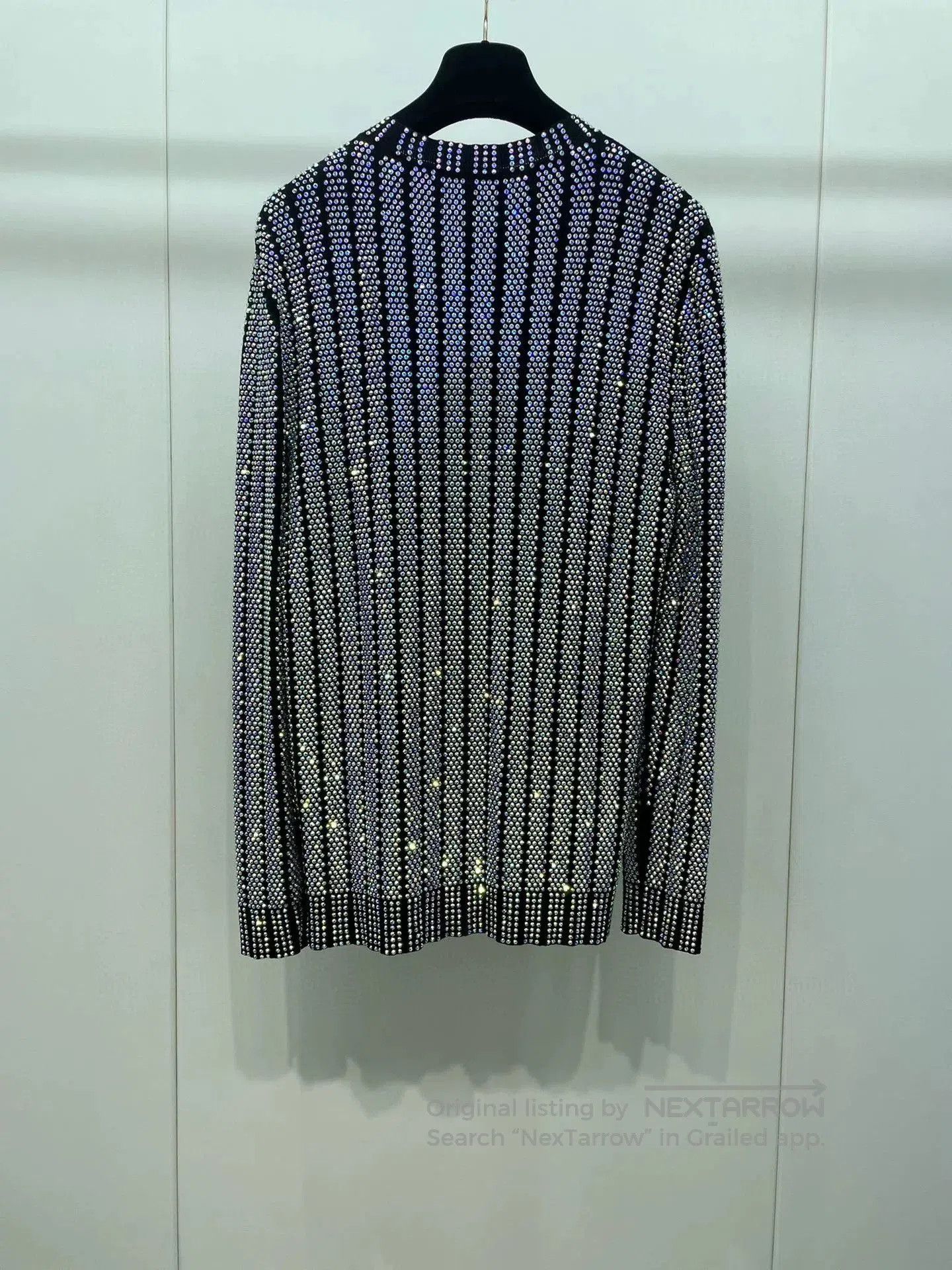 Gucci Gucci Crystal Embellished Black Top. Size M / US 6-8 / IT 42-44 - 3 Thumbnail