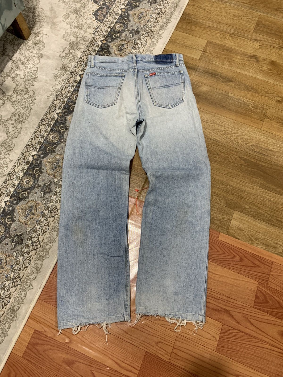 Big John denim panta big jeans BIG WASHING blue wash Size US 33 - 2 Thumbnail