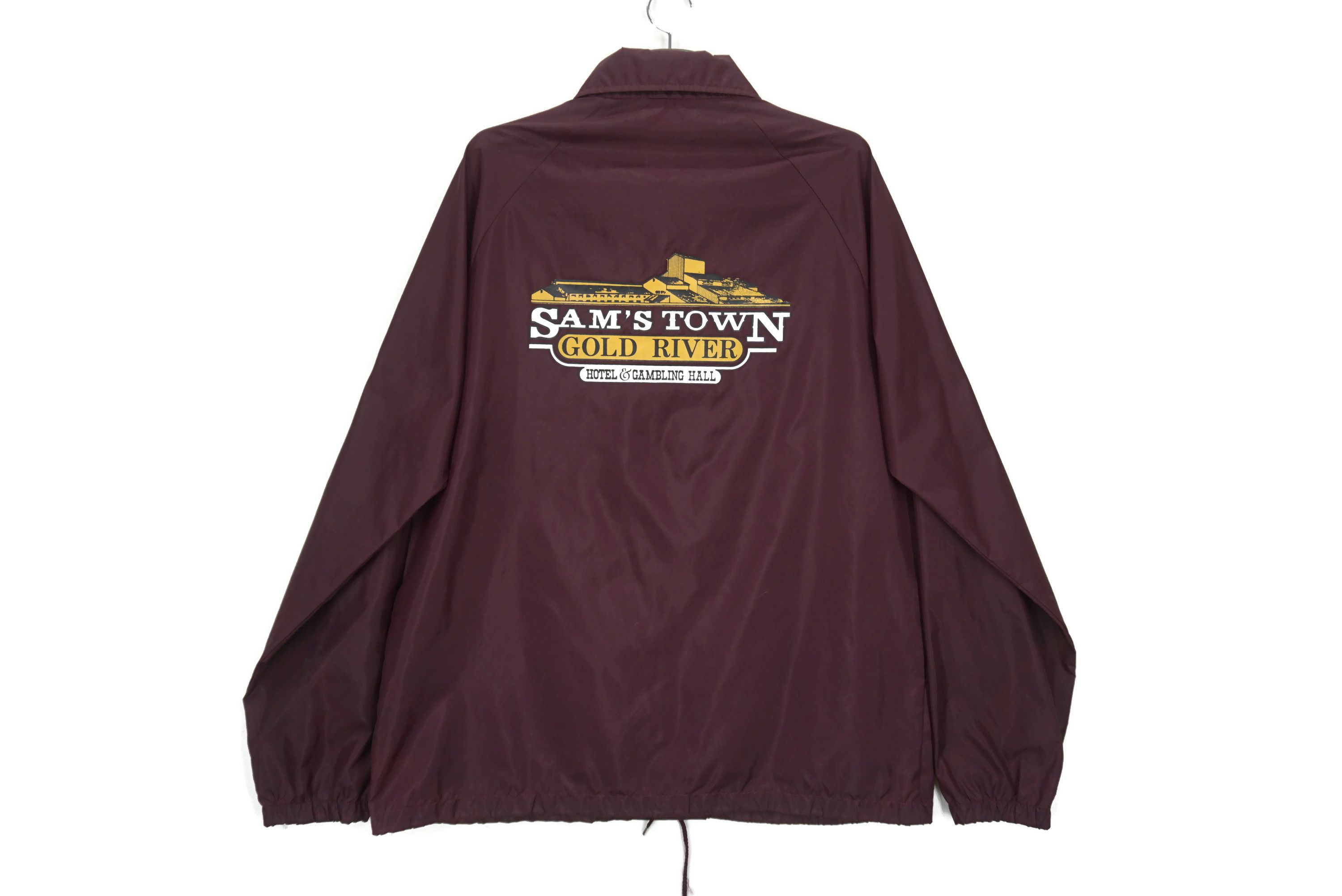 NCAA Vintage Sam's Town Gold River Laughlin Nevada Windbreaker Size US M / EU 48-50 / 2 - 1 Thumbnail